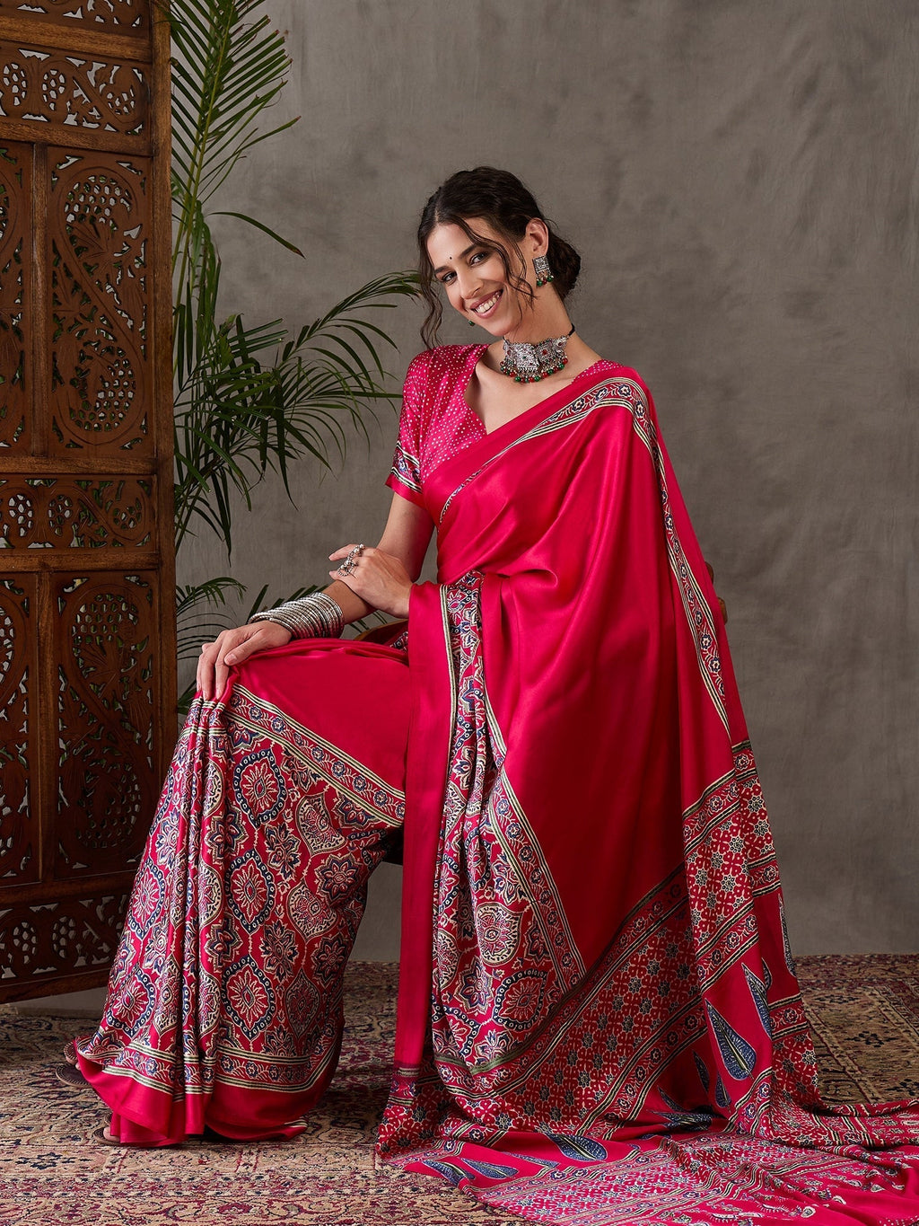 Avyanna Soft Drape Semi Modal Saree for Party Wear