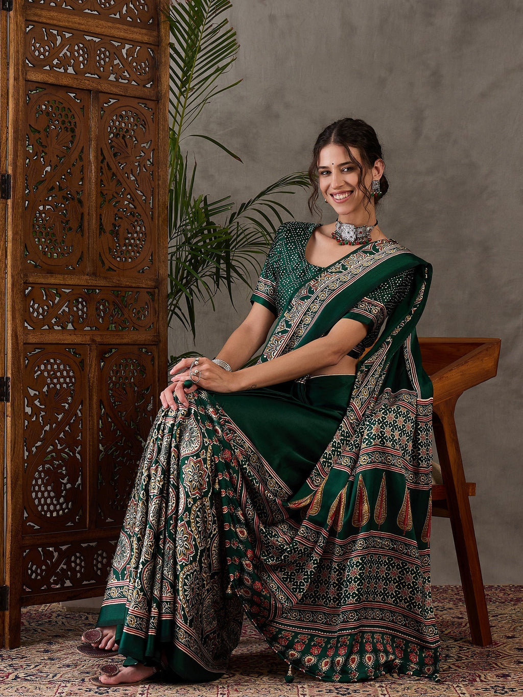 Avyanna Soft Drape Semi Modal Saree for Party Wear