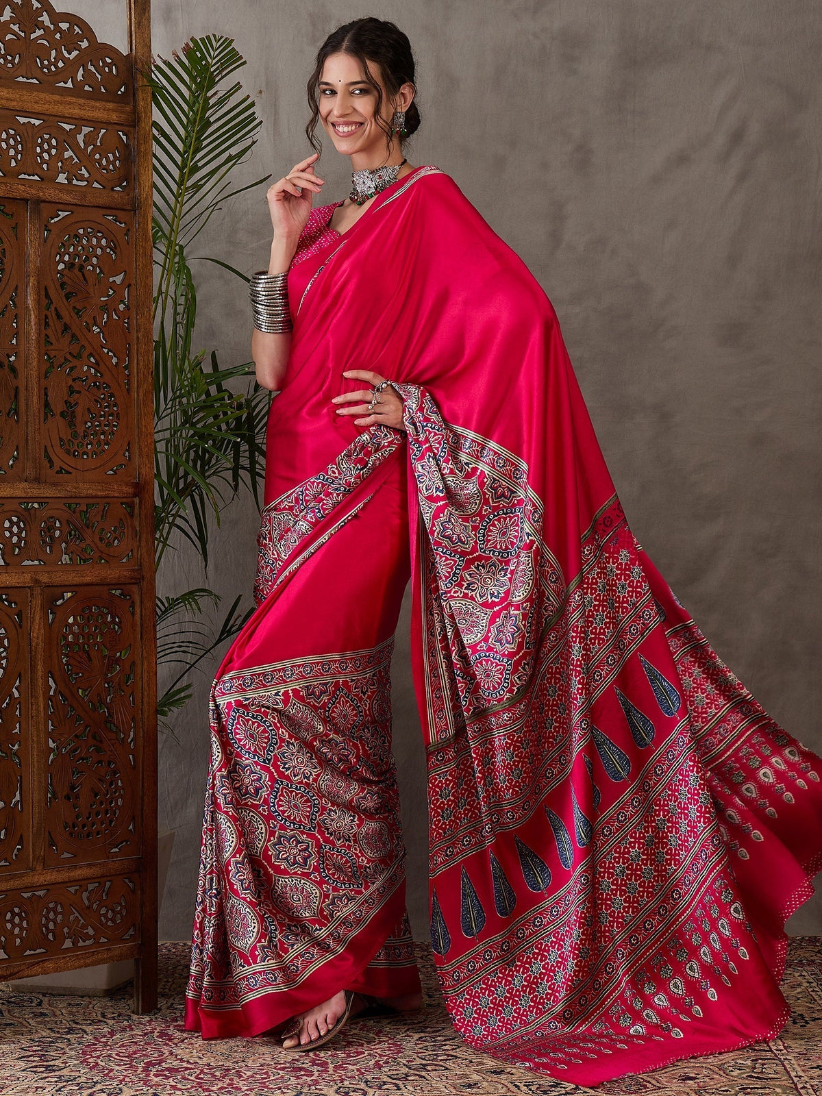 Avyanna Soft Drape Semi Modal Saree for Party Wear