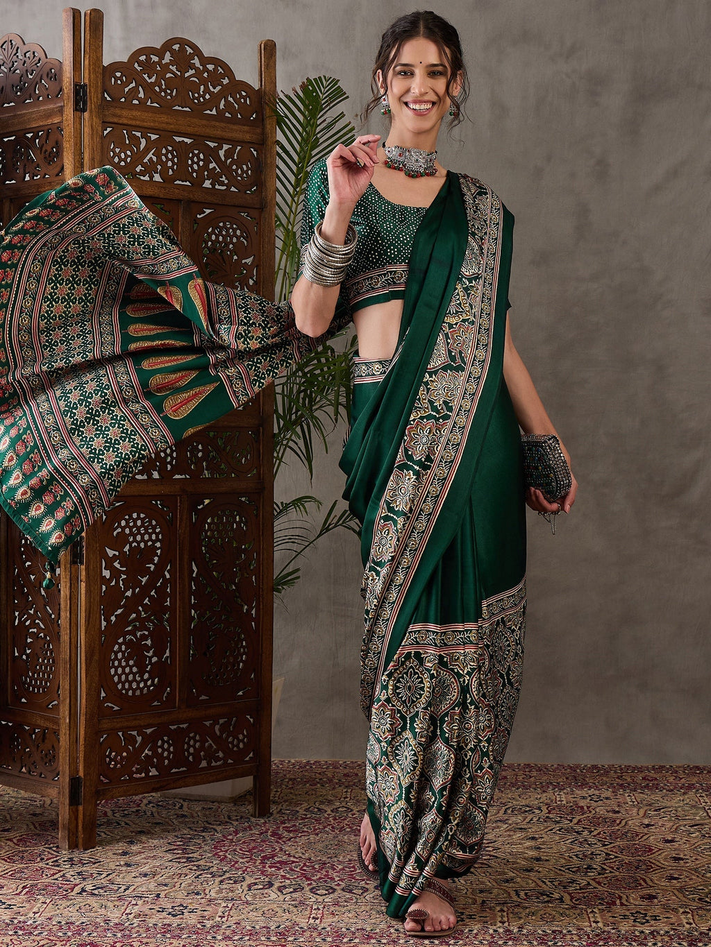 Avyanna Soft Drape Semi Modal Saree for Party Wear