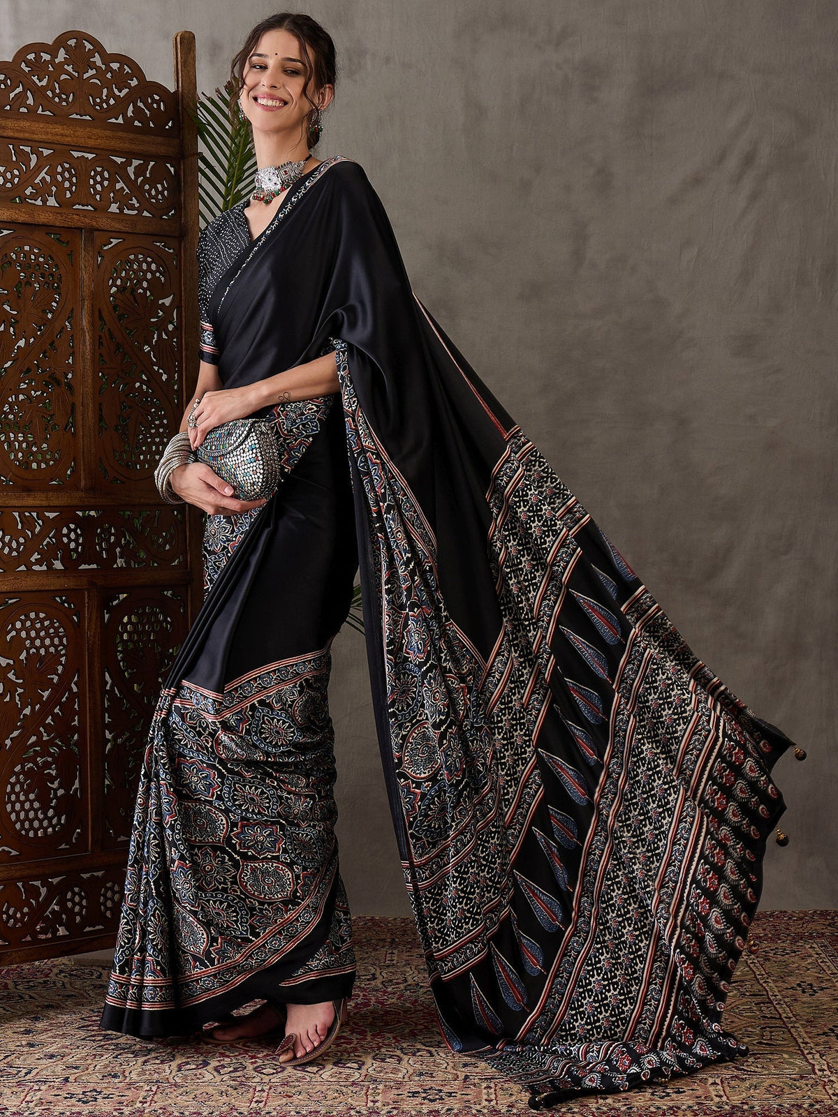 Avyanna Soft Drape Semi Modal Saree for Party Wear