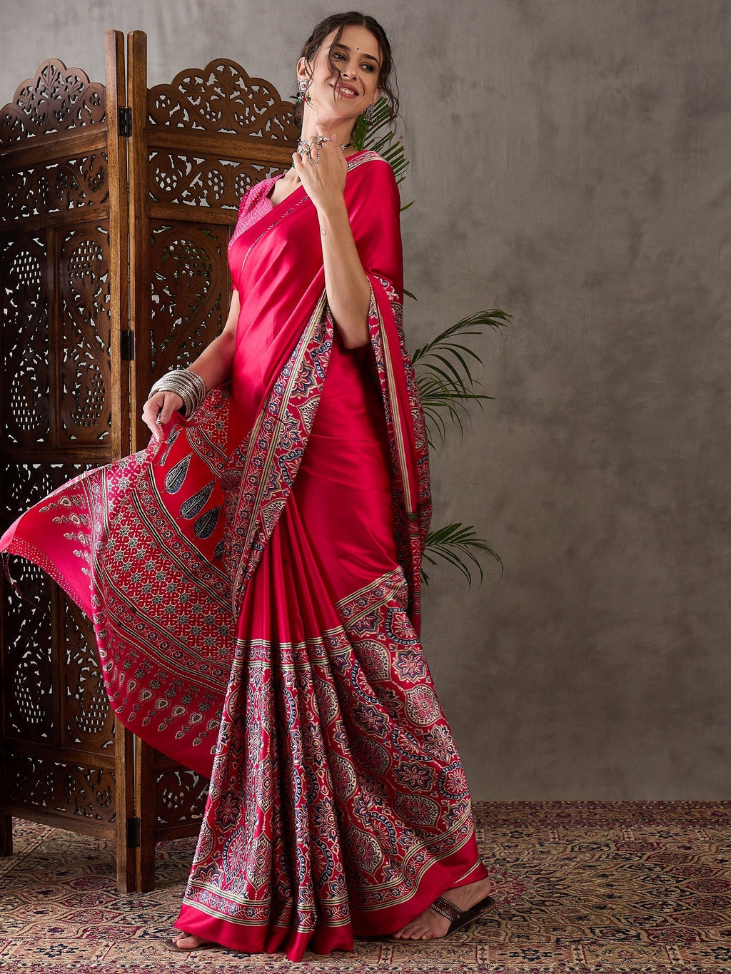 Avyanna Soft Drape Semi Modal Saree for Party Wear