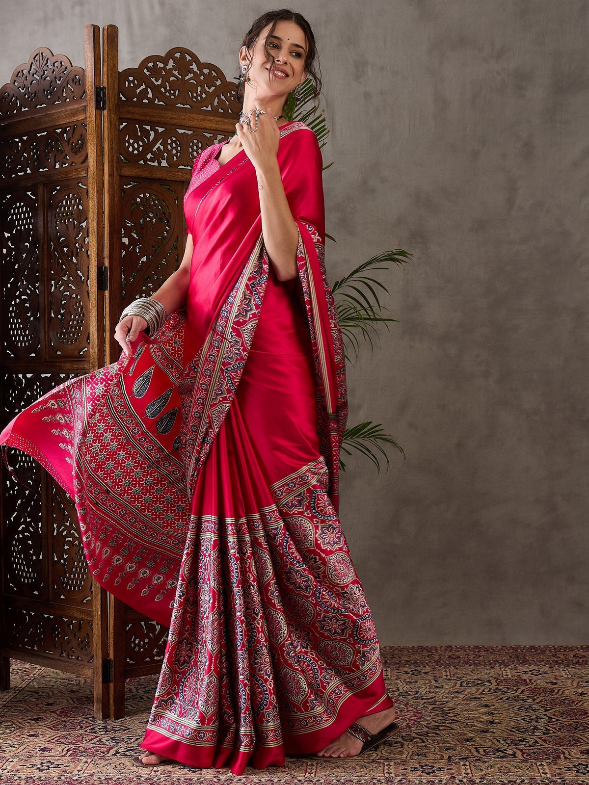 Avyanna Soft Drape Semi Modal Saree for Party Wear