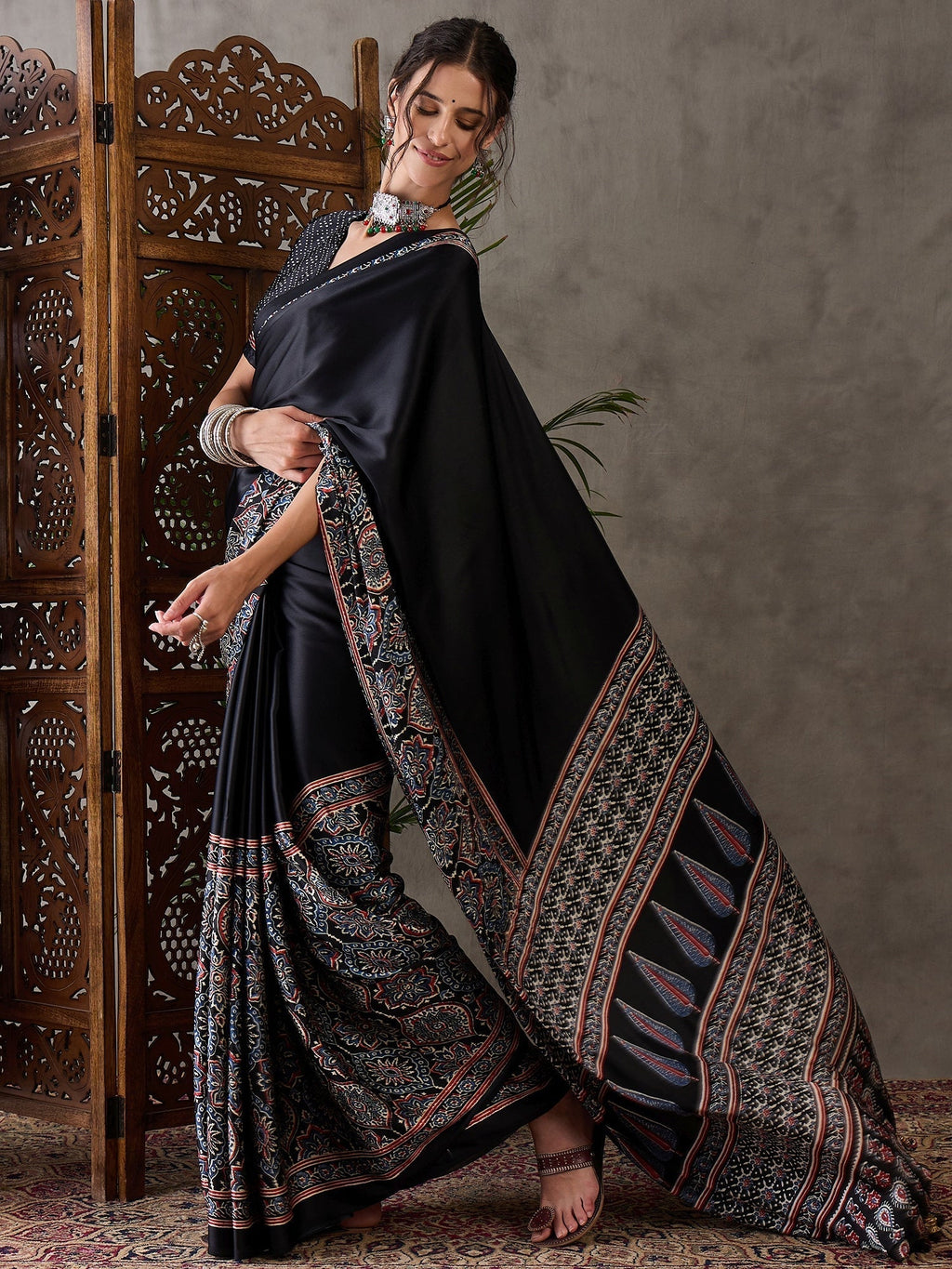 Avyanna Soft Drape Semi Modal Saree for Party Wear