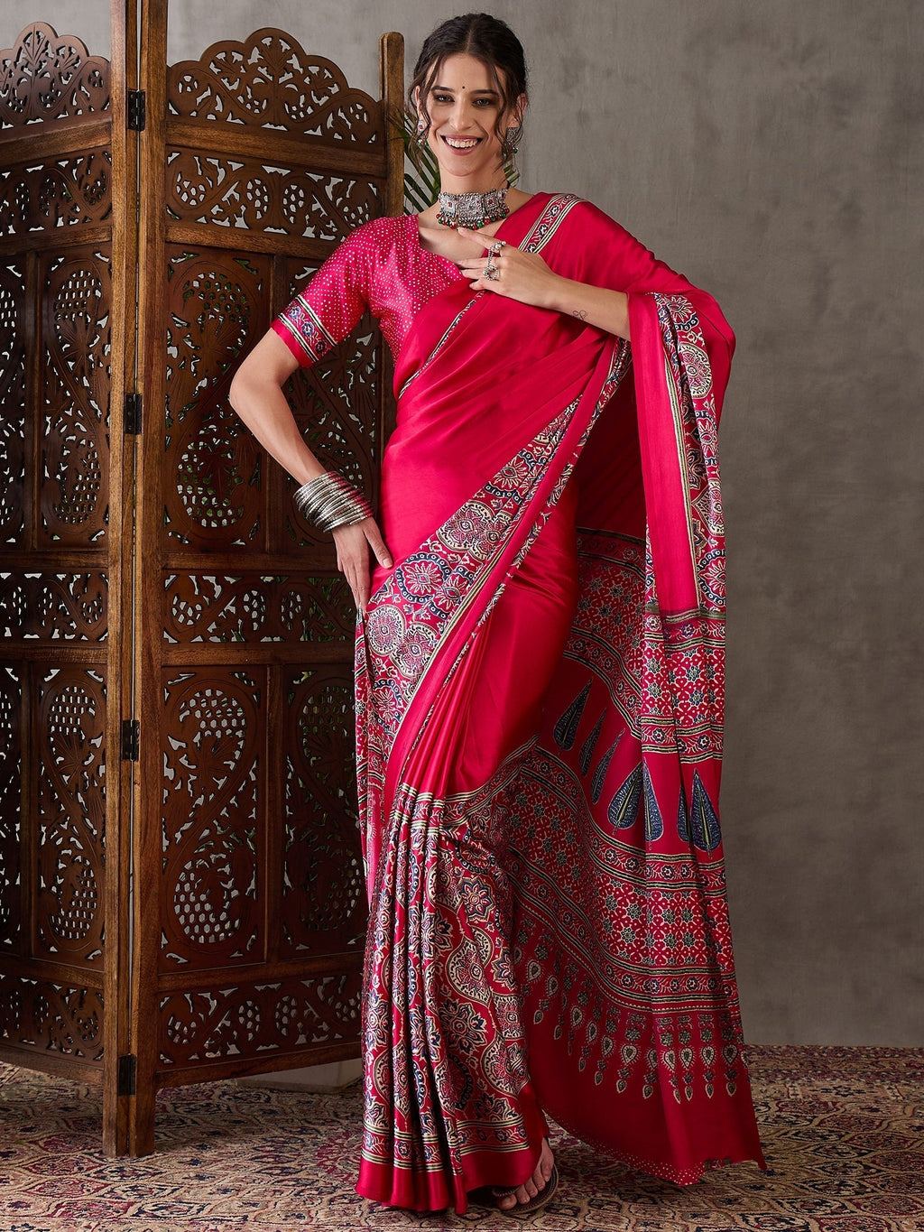Avyanna Soft Drape Semi Modal Saree for Party Wear