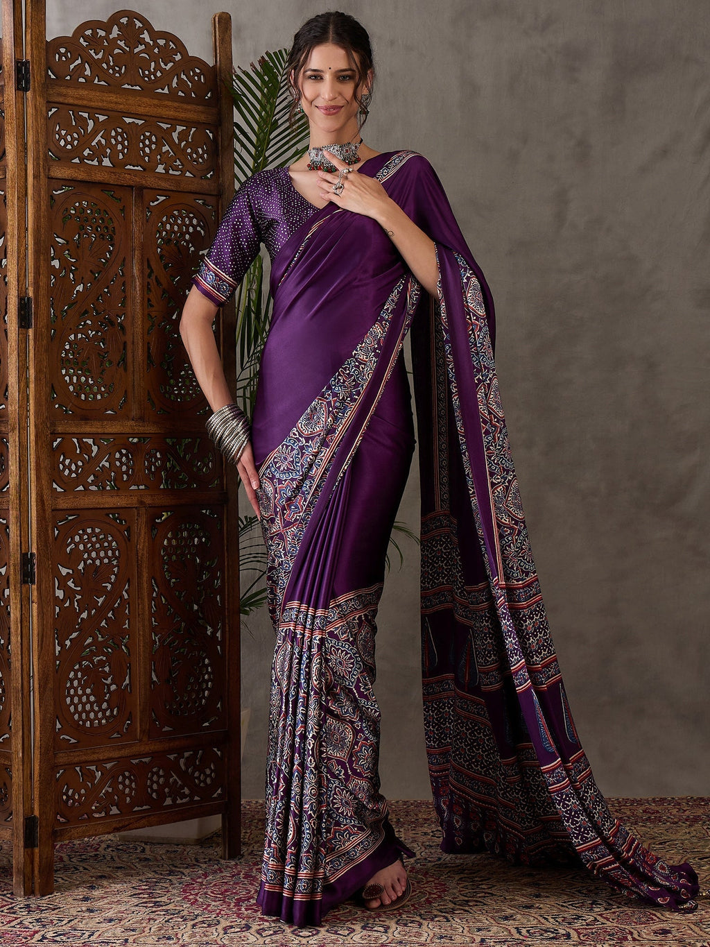 Avyanna Soft Drape Semi Modal Saree for Party Wear