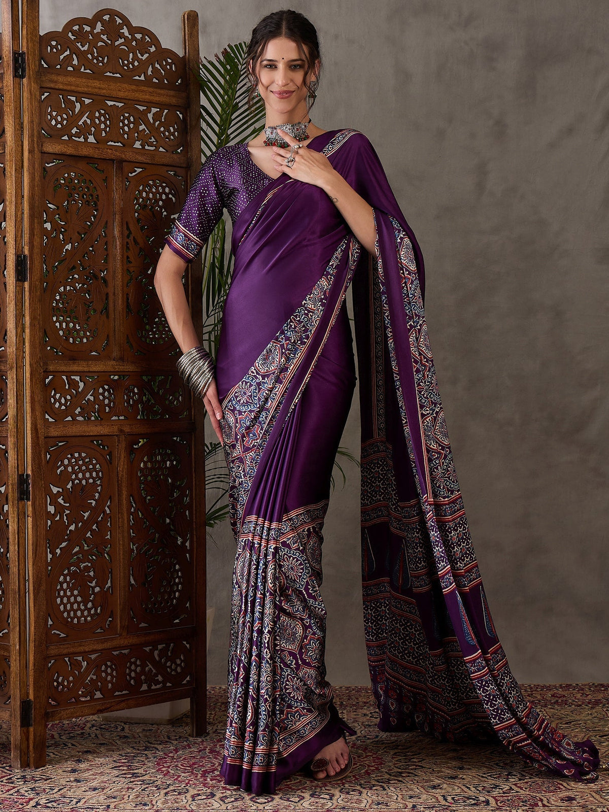 Avyanna Soft Drape Semi Modal Saree for Party Wear