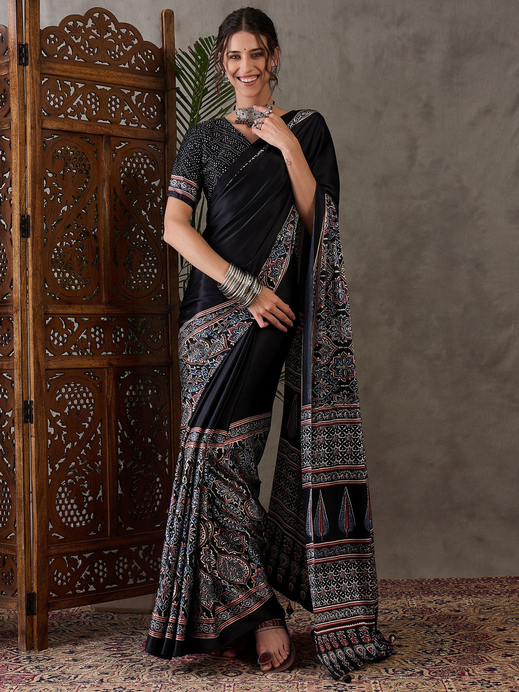 Avyanna Soft Drape Semi Modal Saree for Party Wear