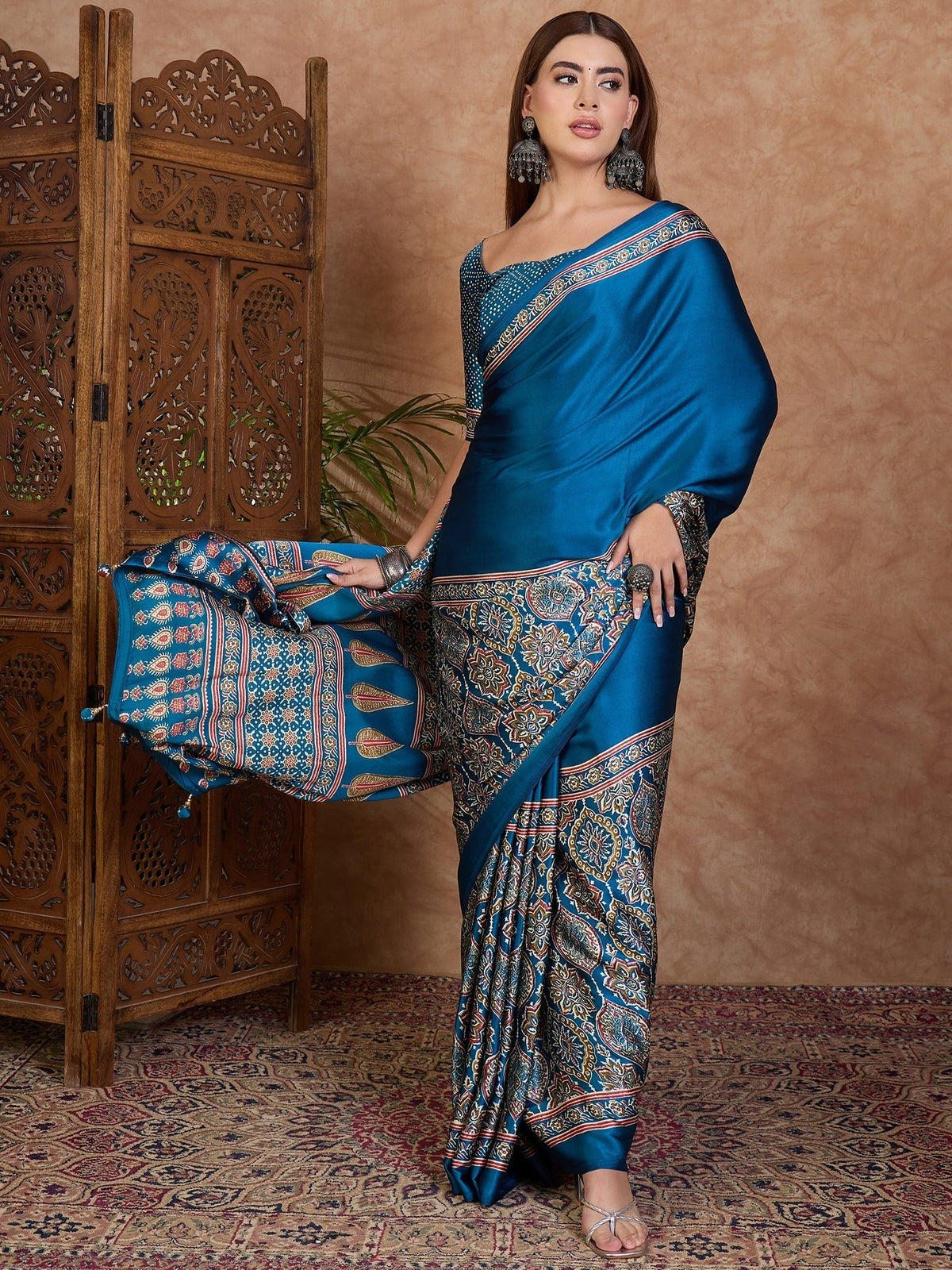 Avyanna Soft Drape Semi Modal Saree for Party Wear