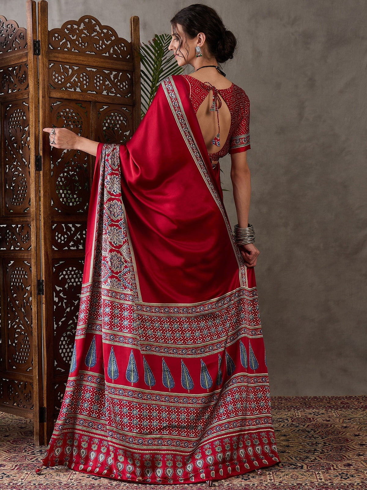 Avyanna Soft Drape Semi Modal Saree for Party Wear