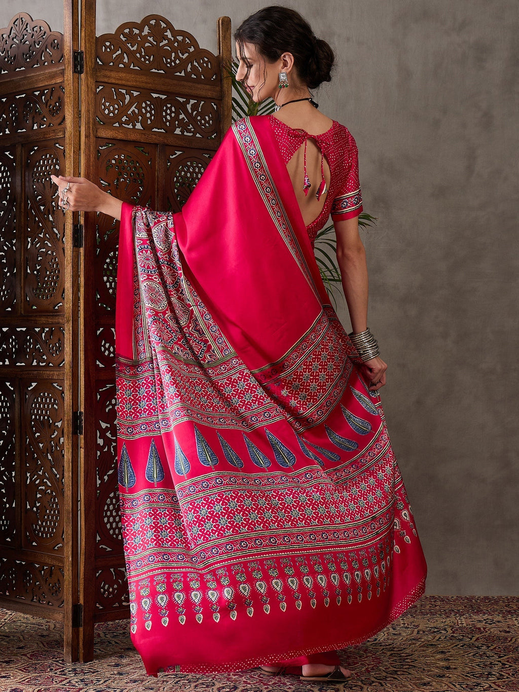 Avyanna Soft Drape Semi Modal Saree for Party Wear