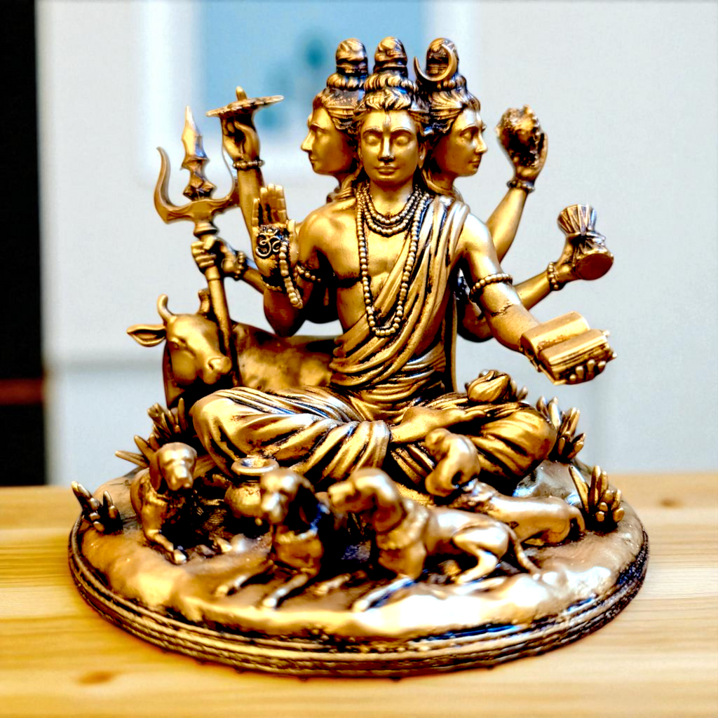 “Lord Dattatreya – The Trinity of Divine Wisdom, Power & Liberation” - Fabzie - Home Decor Elegance