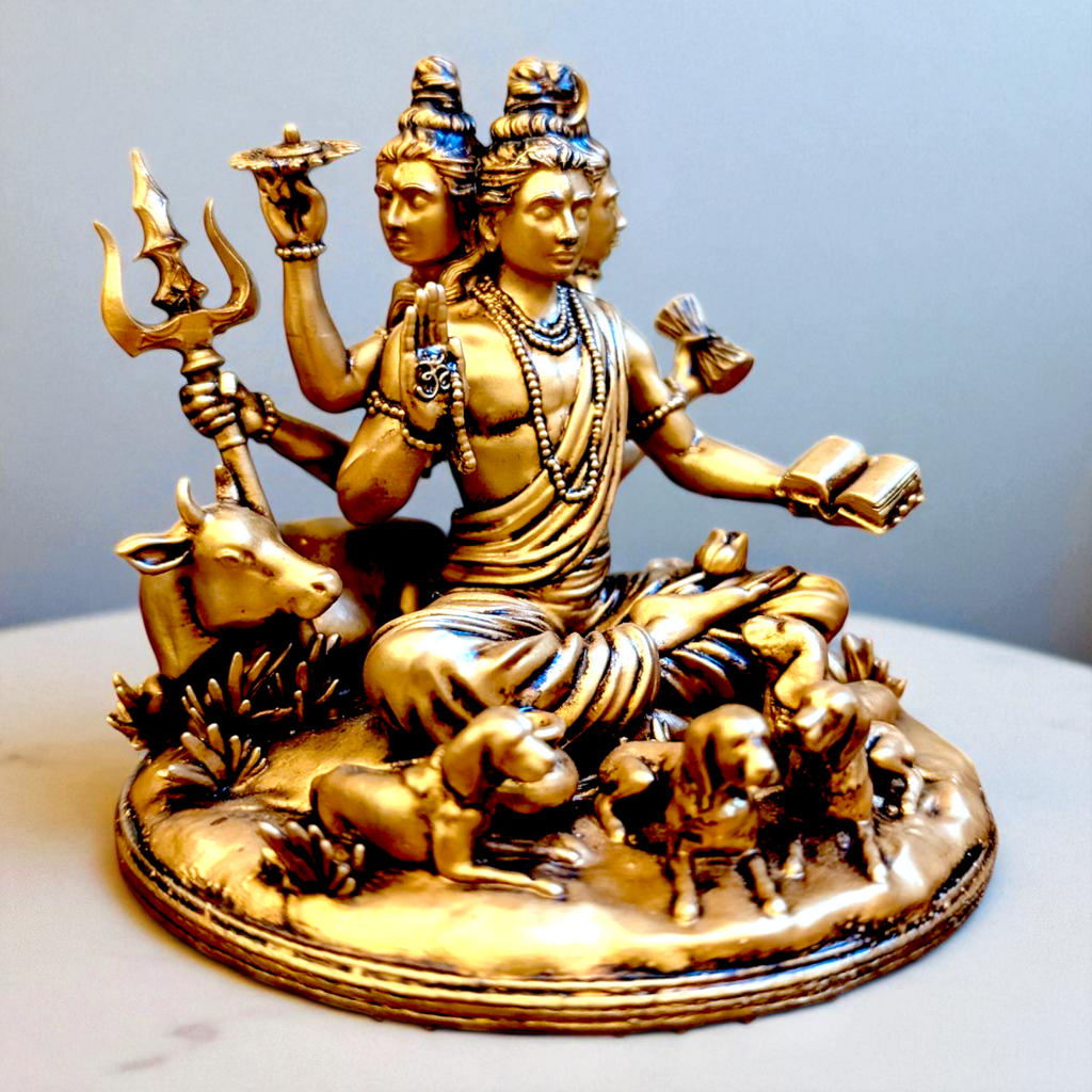 “Lord Dattatreya – The Trinity of Divine Wisdom, Power & Liberation” - Fabzie - Home Decor Elegance