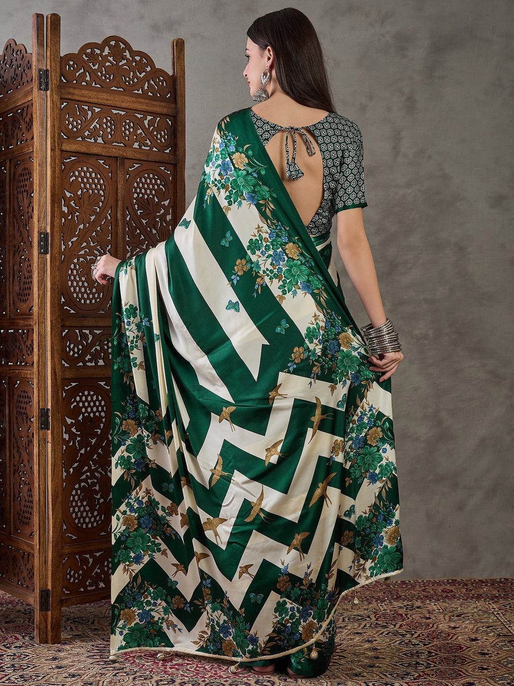 Elaria Contemporary Semi Modal Saree for Special Occasions