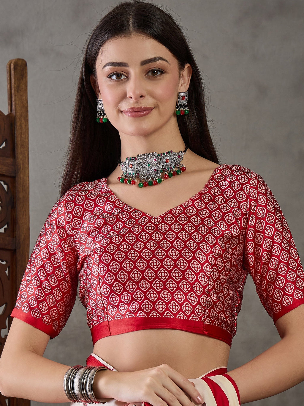 Elaria Contemporary Semi Modal Saree for Special Occasions