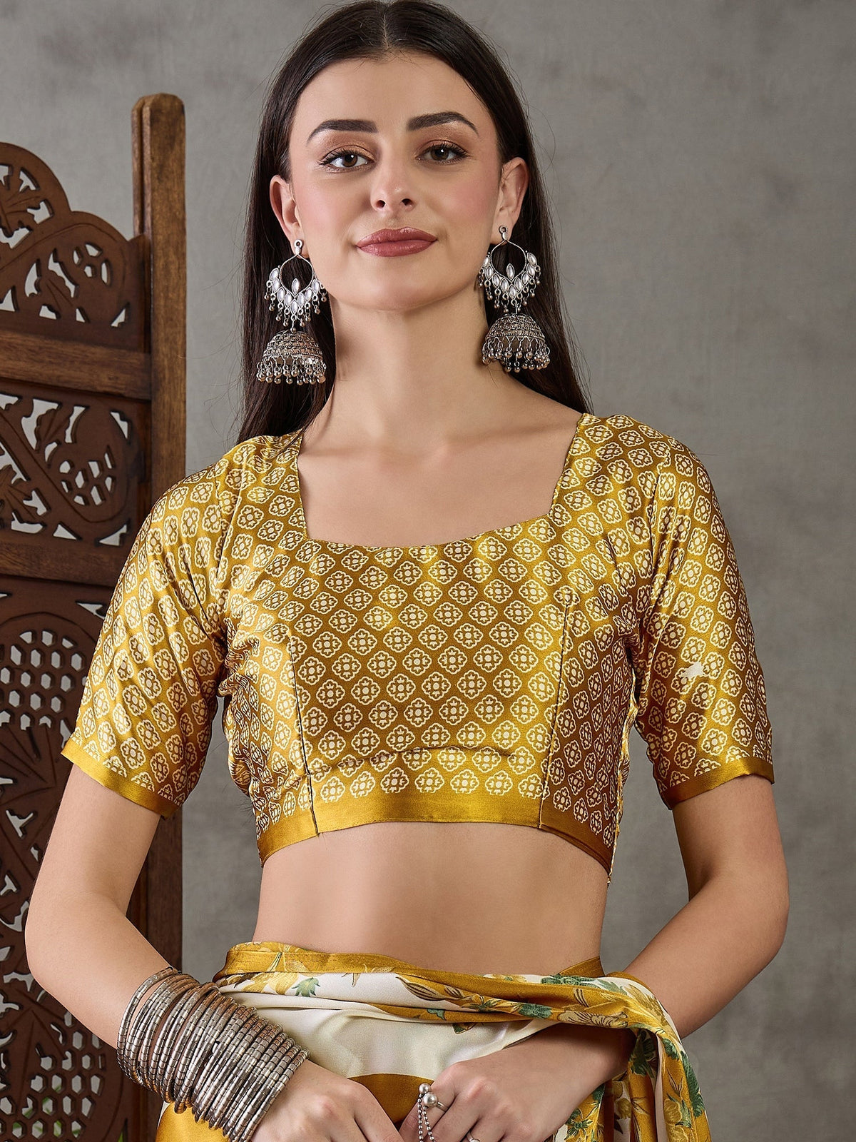 Elaria Contemporary Semi Modal Saree for Special Occasions