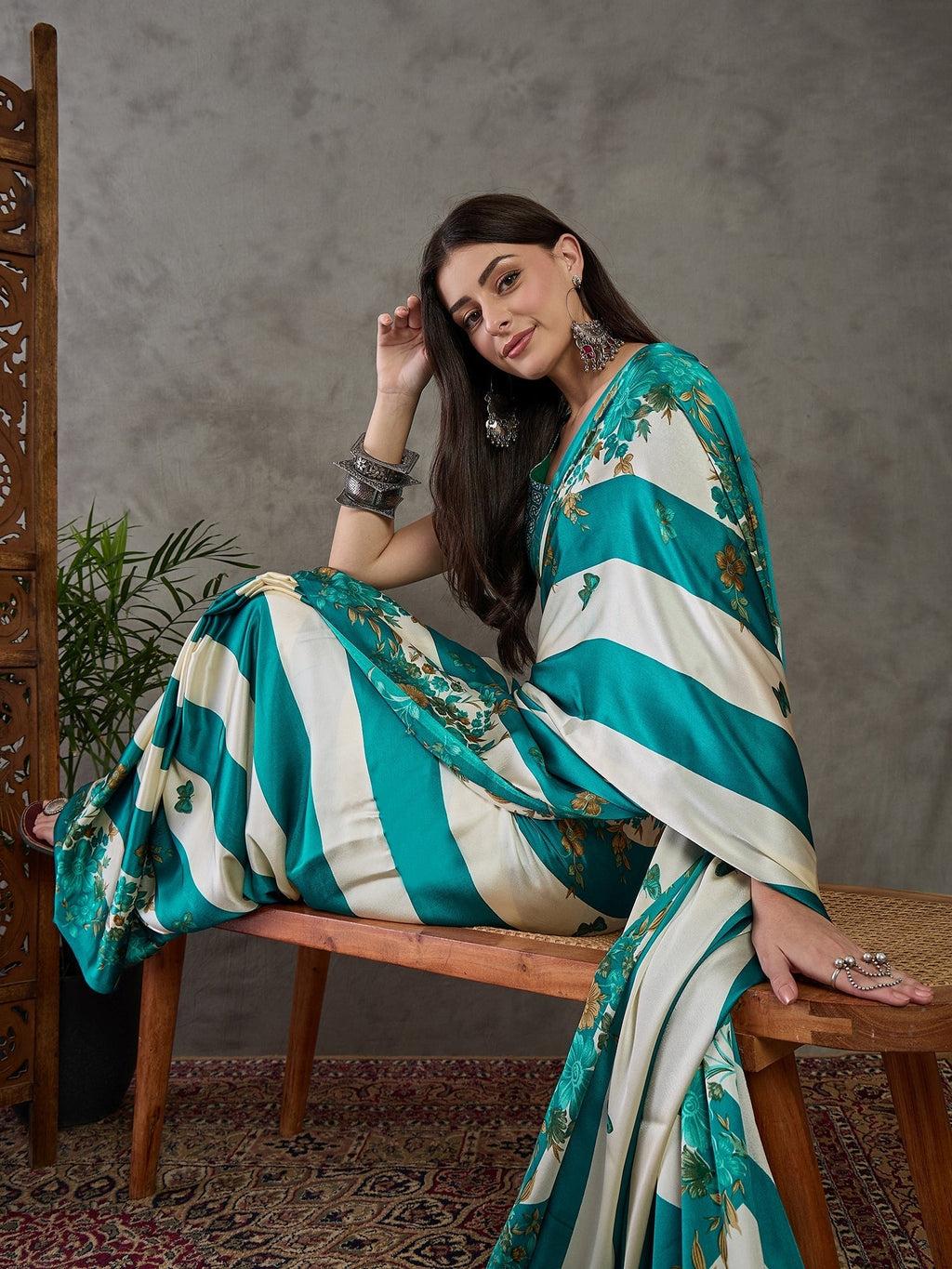 Elaria Contemporary Semi Modal Saree for Special Occasions