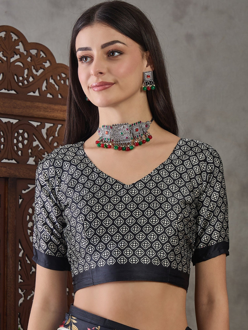 Elaria Contemporary Semi Modal Saree for Special Occasions