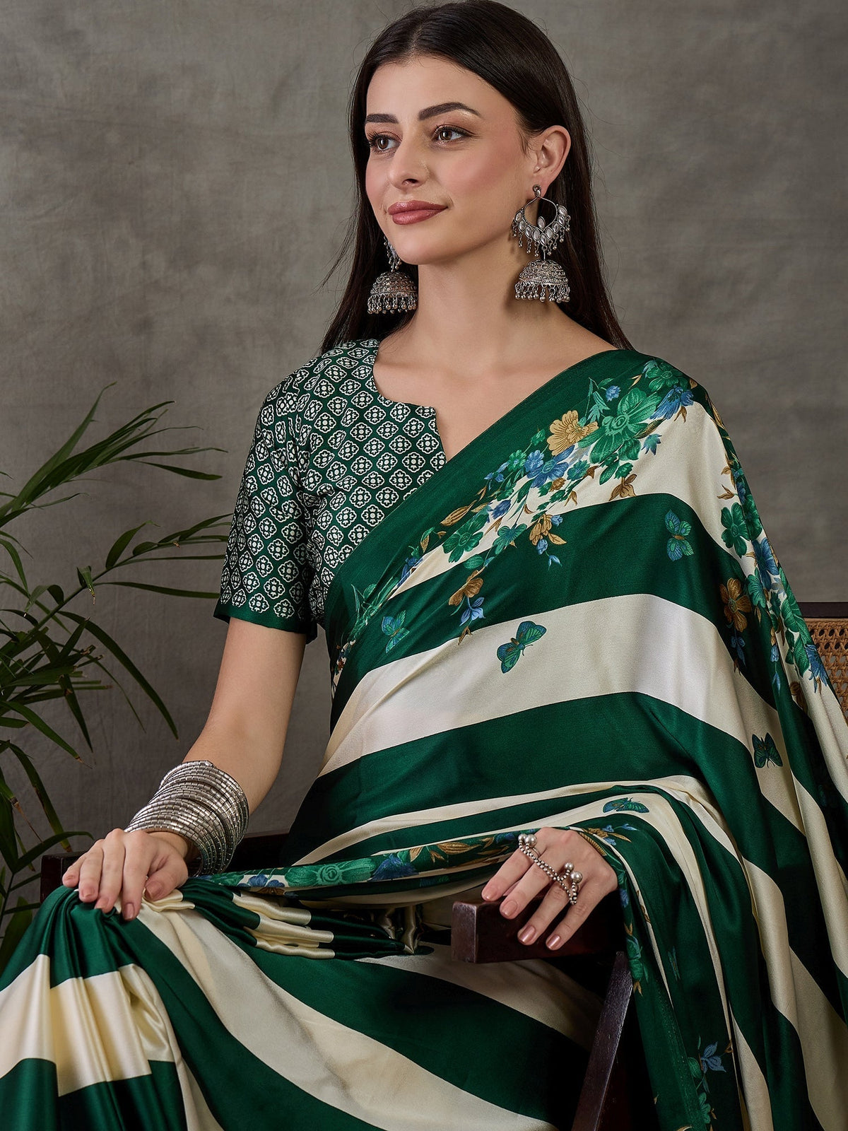 Elaria Contemporary Semi Modal Saree for Special Occasions