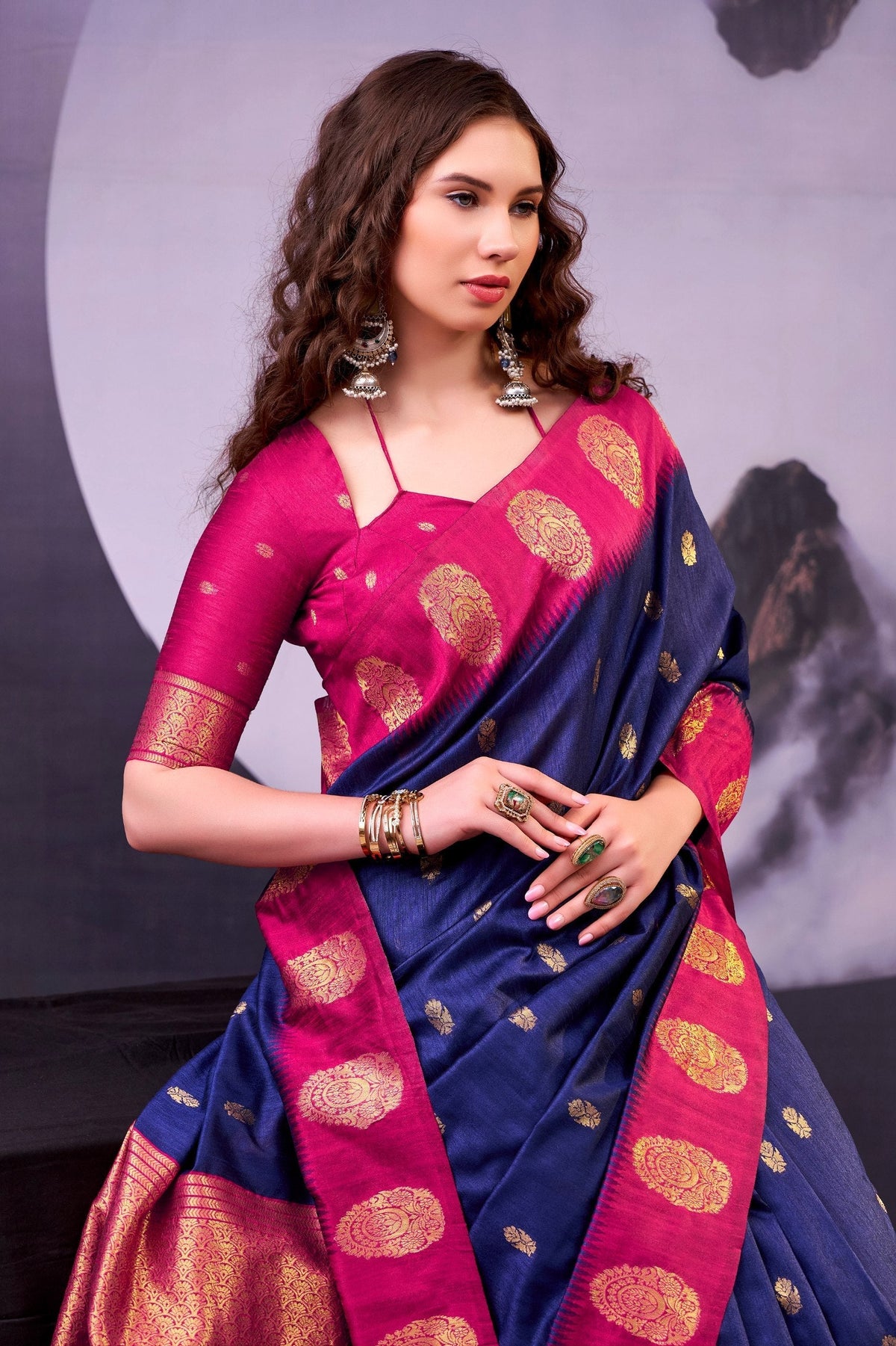 Elegant Cotton Zari Weaving Saree