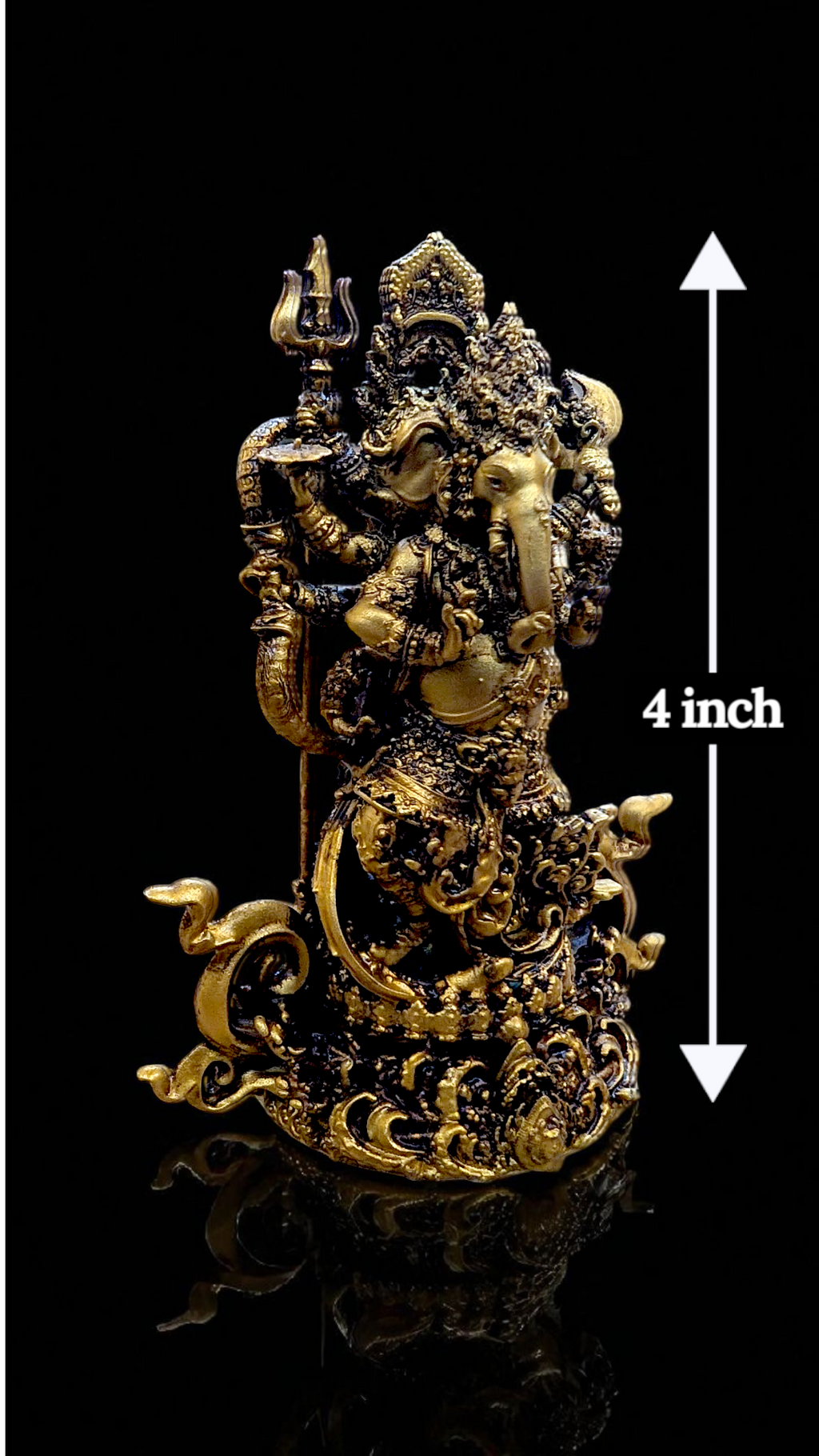 Dancing Ganesha Idol – Joyful Energy & Auspicious Vibes for Your Decor - Fabzie - Home Decor Elegance