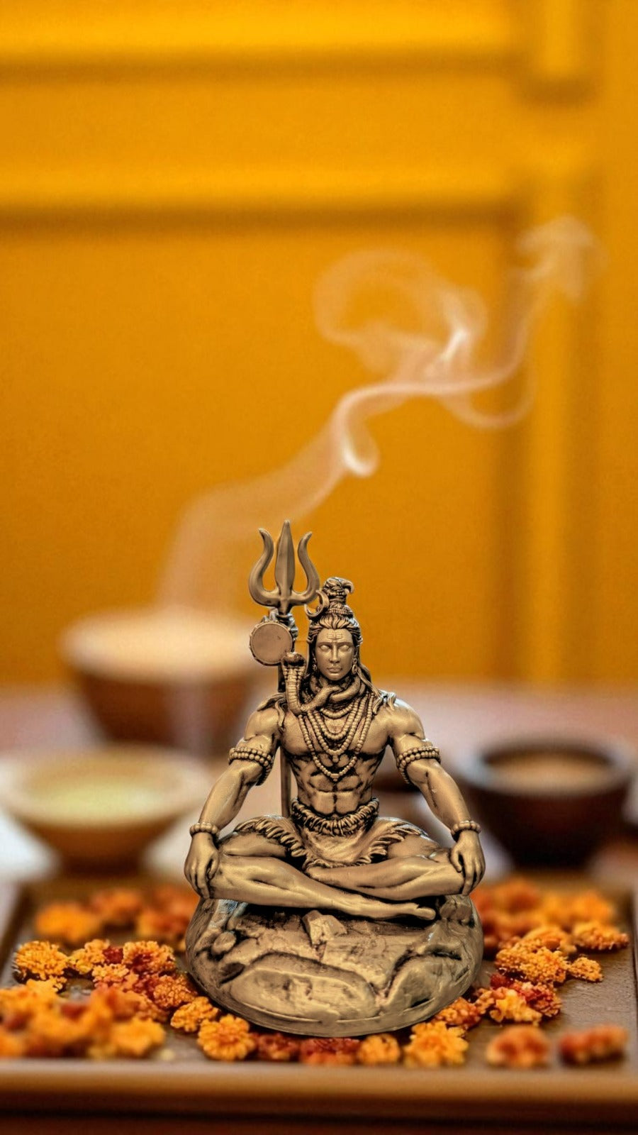 Lord Shiva in Dhyan Mudra – Spiritual Calm and Strength for Thoughtful Decor - Fabzie - Home Decor Elegance