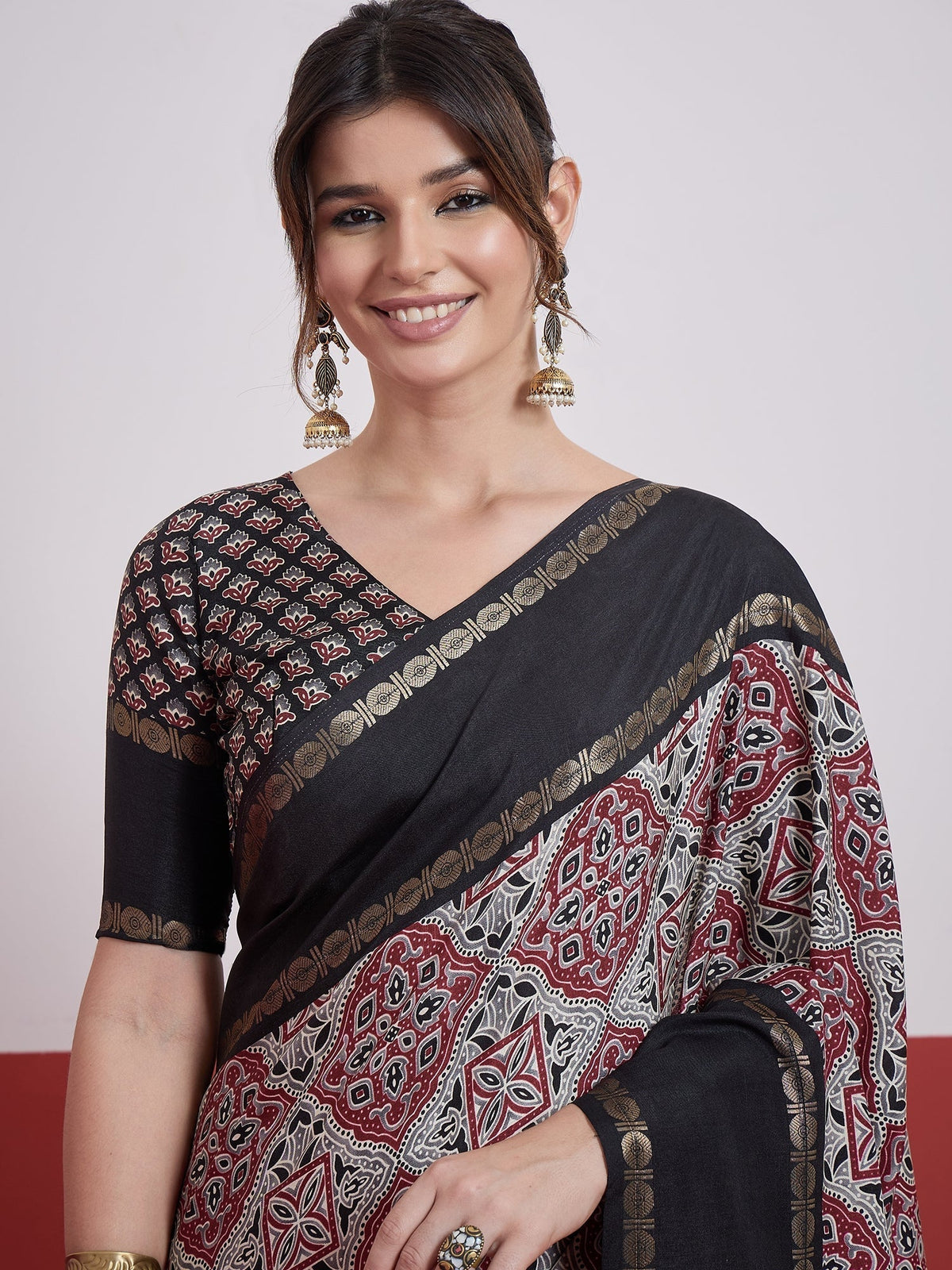 Kashmira Textured Tussar Silk Saree for Festive Wear