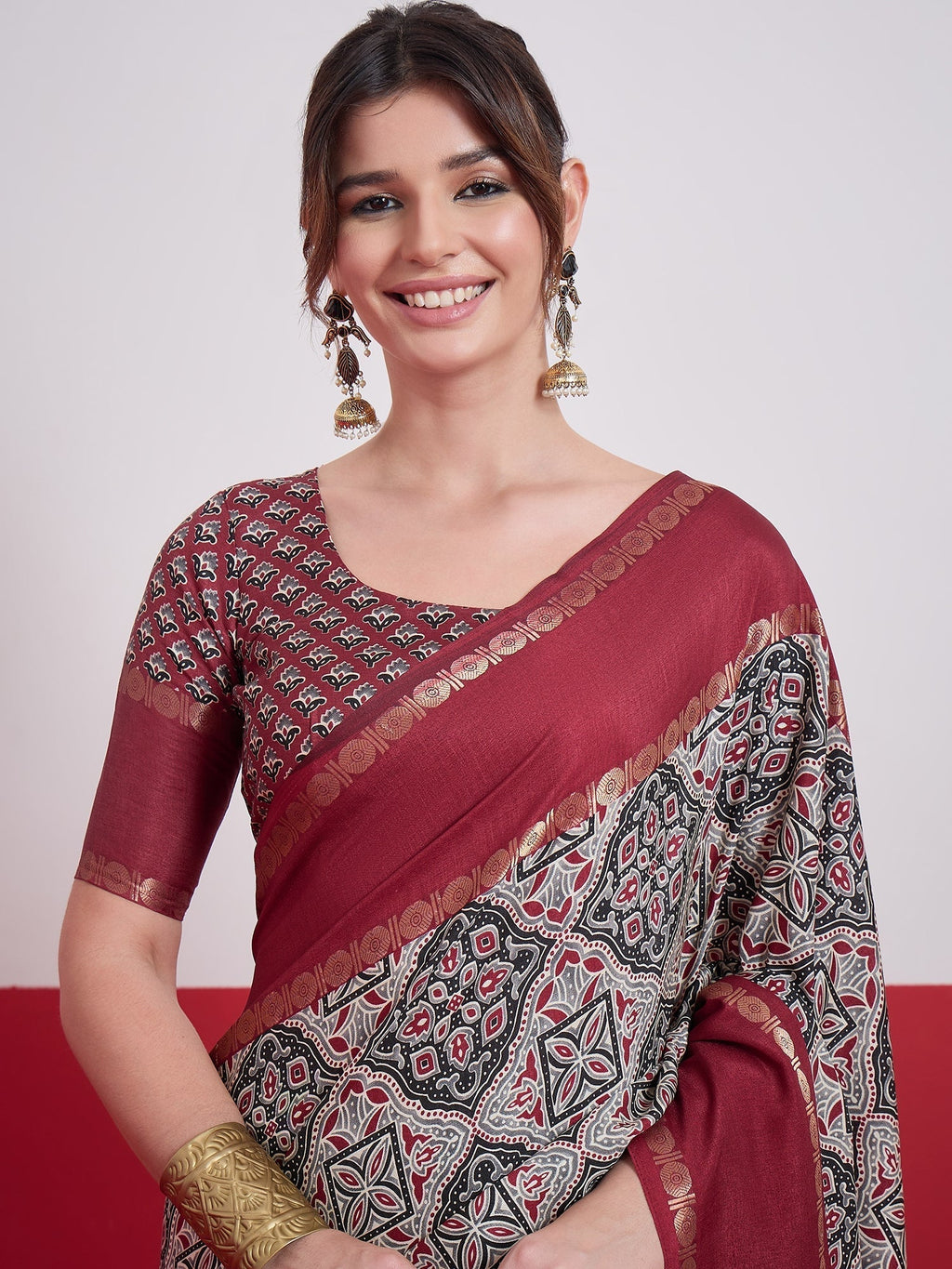 Kashmira Textured Tussar Silk Saree for Festive Wear