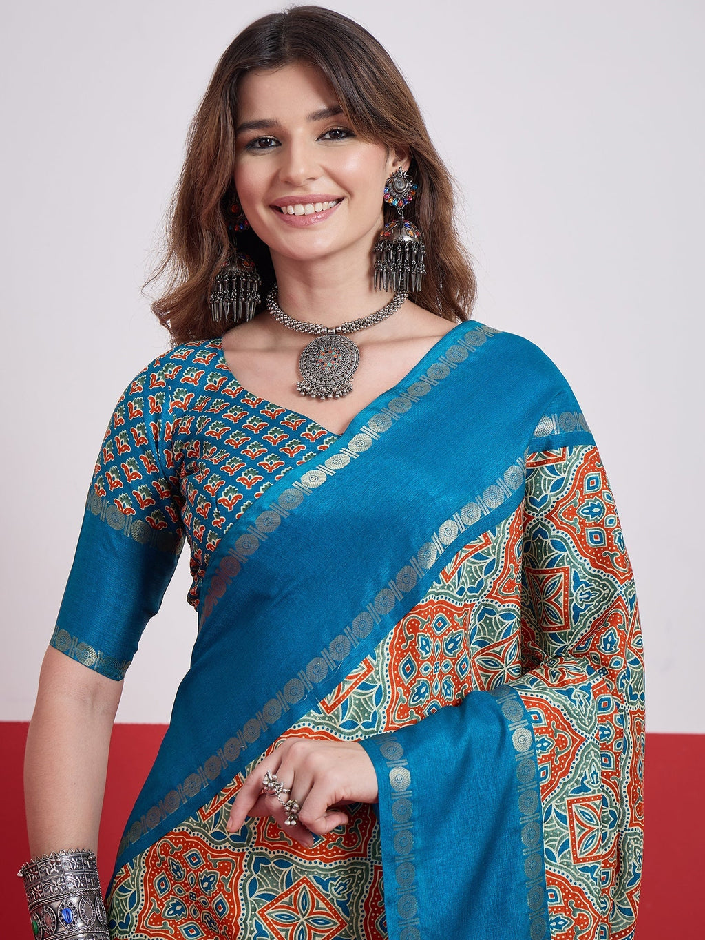 Kashmira Textured Tussar Silk Saree for Festive Wear