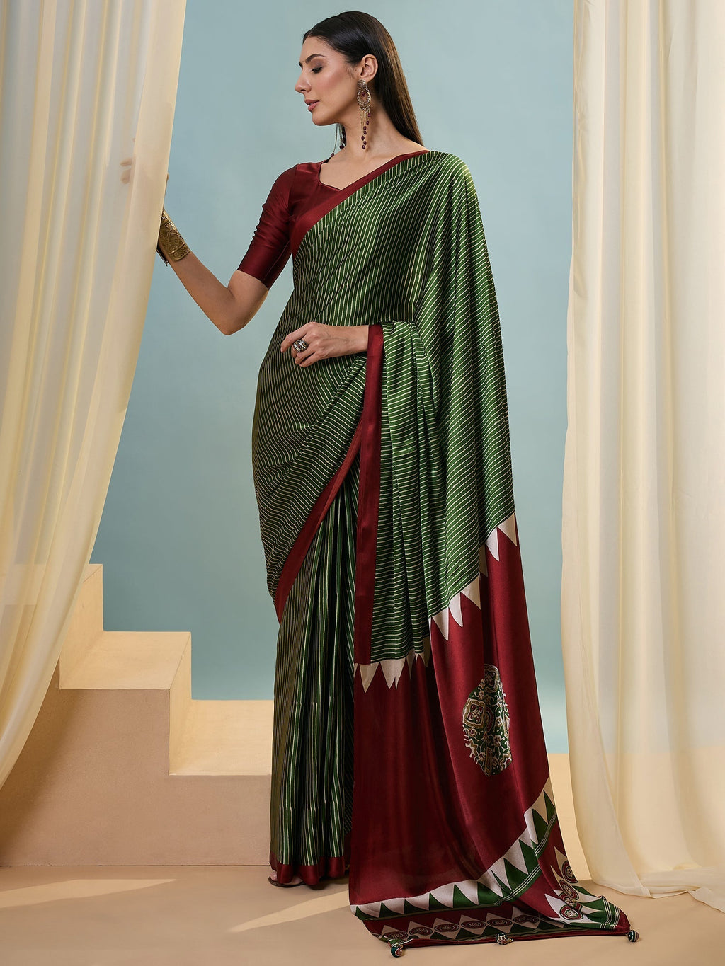 Kiyana Elegant Semi Modal Saree for Wedding Functions