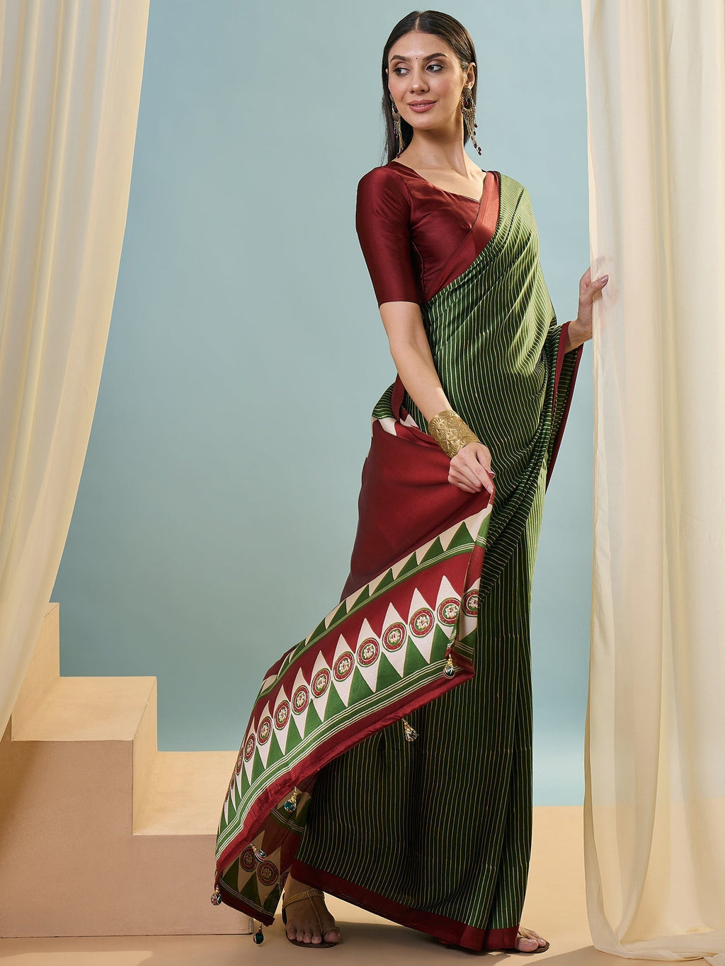Kiyana Elegant Semi Modal Saree for Wedding Functions