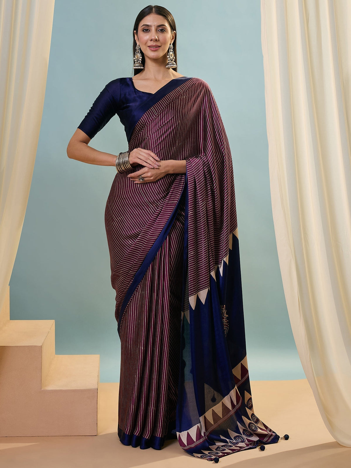 Kiyana Elegant Semi Modal Saree for Wedding Functions
