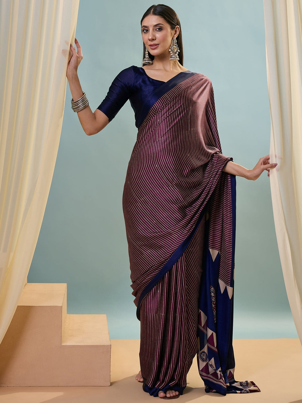 Kiyana Elegant Semi Modal Saree for Wedding Functions