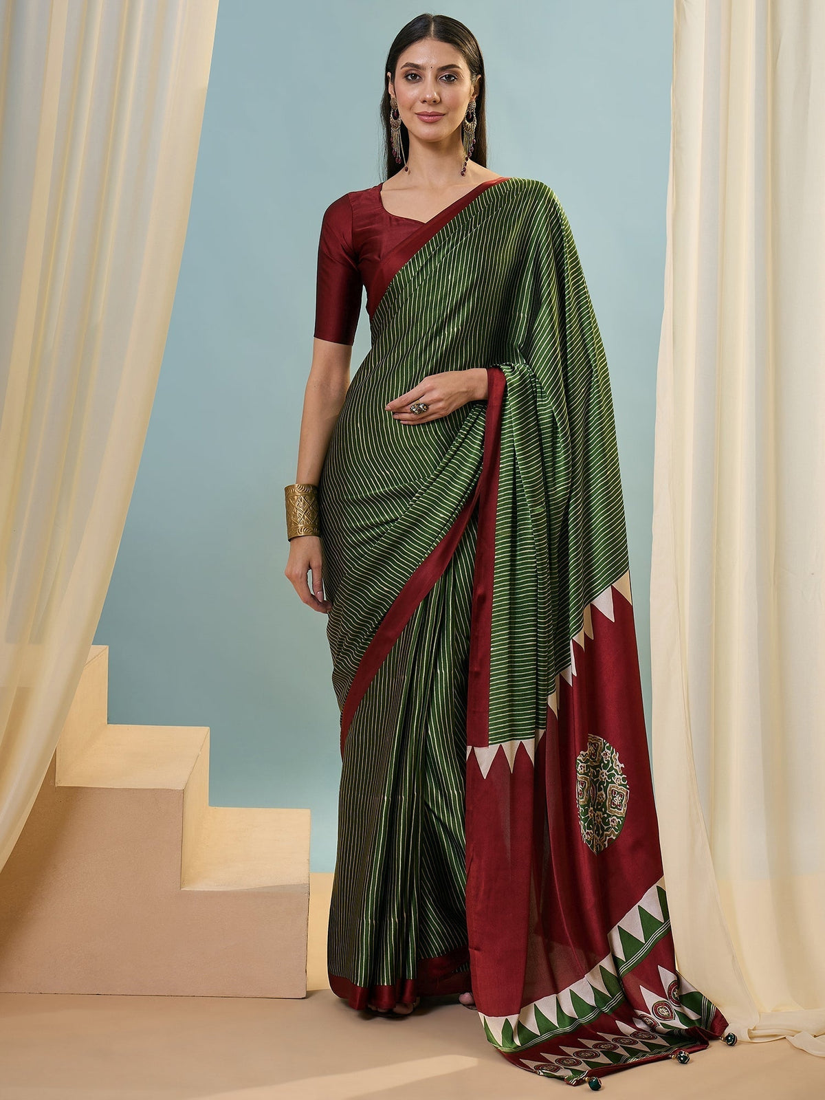 Kiyana Elegant Semi Modal Saree for Wedding Functions