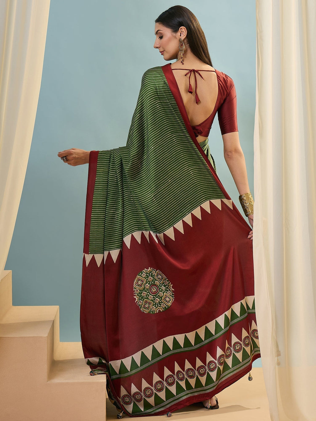 Kiyana Elegant Semi Modal Saree for Wedding Functions