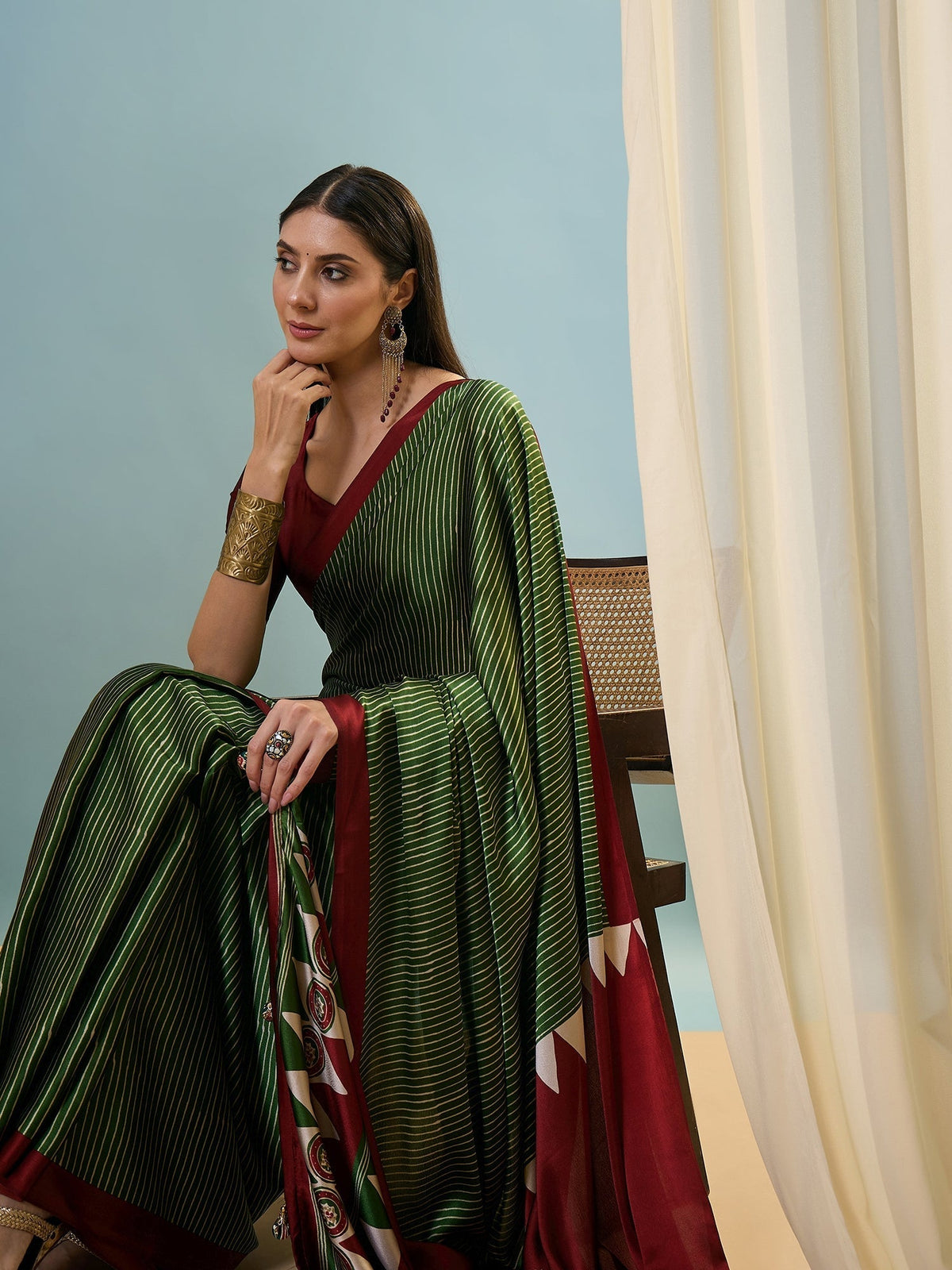 Kiyana Elegant Semi Modal Saree for Wedding Functions