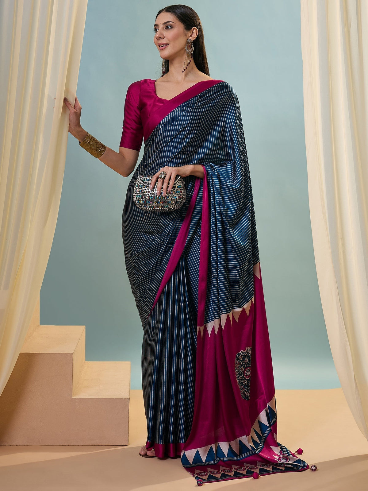 Kiyana Elegant Semi Modal Saree for Wedding Functions