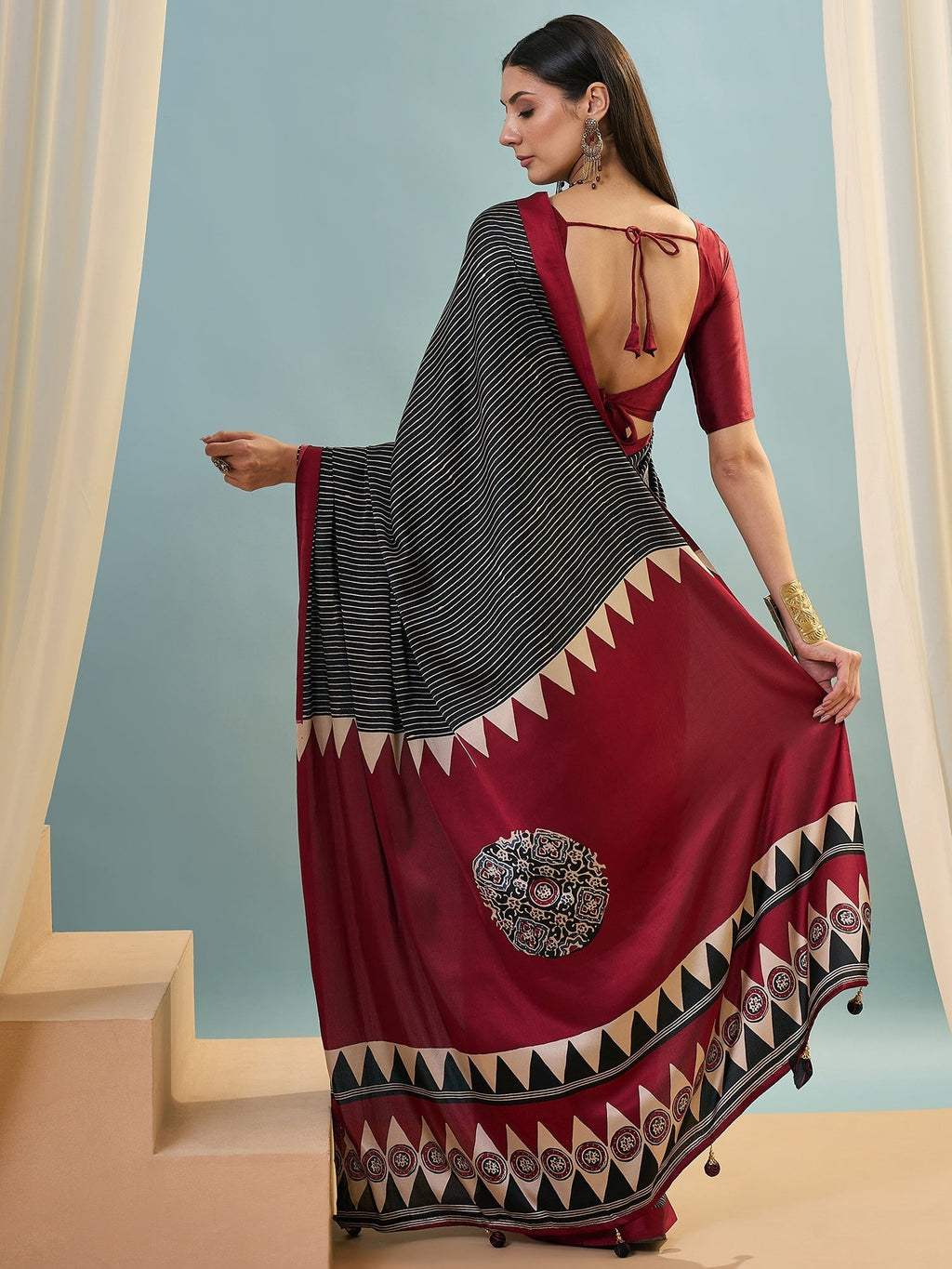 Kiyana Elegant Semi Modal Saree for Wedding Functions