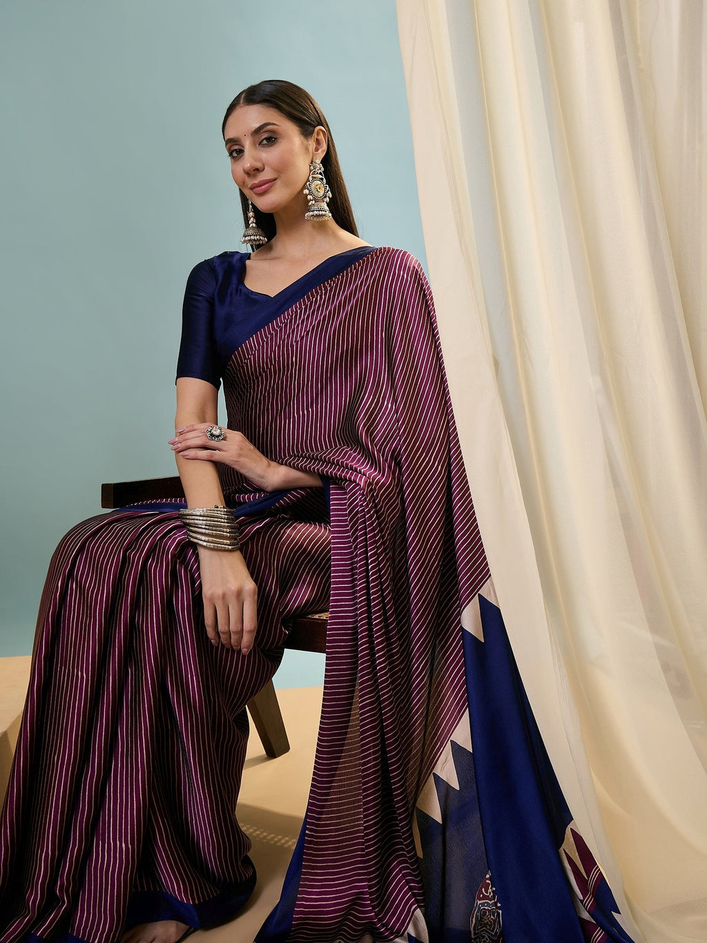 Kiyana Elegant Semi Modal Saree for Wedding Functions