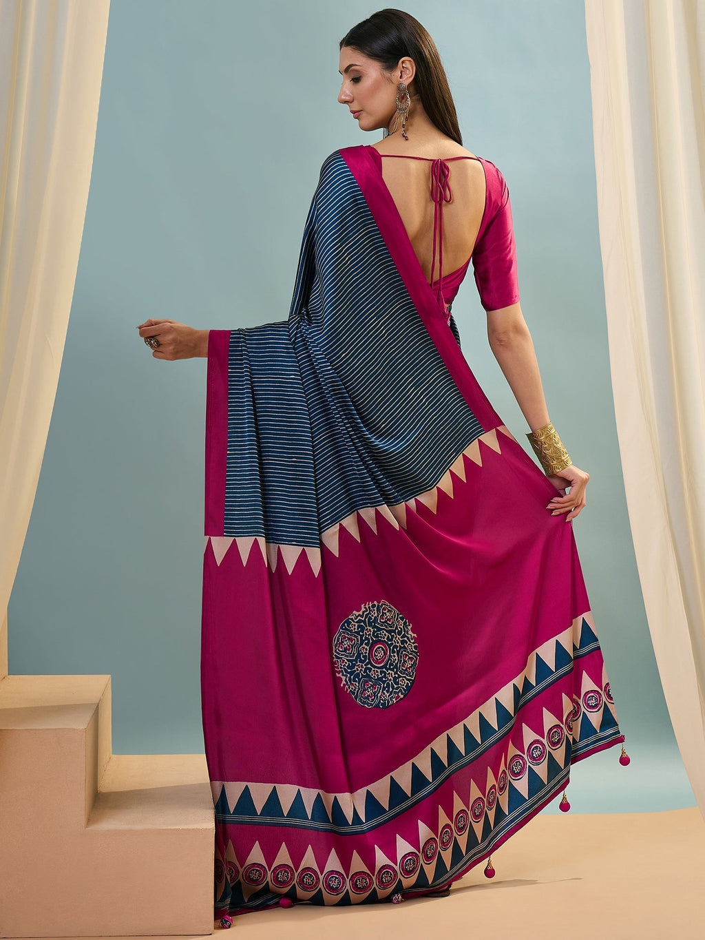 Kiyana Elegant Semi Modal Saree for Wedding Functions