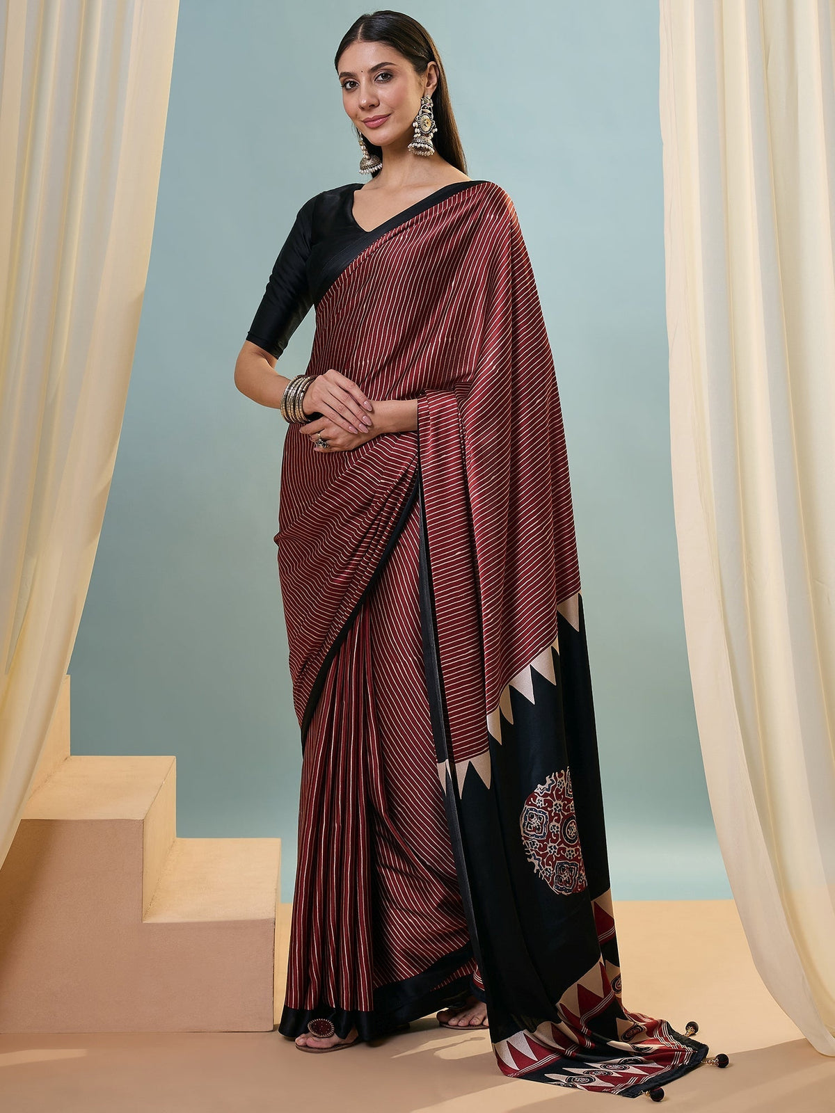 Kiyana Elegant Semi Modal Saree for Wedding Functions