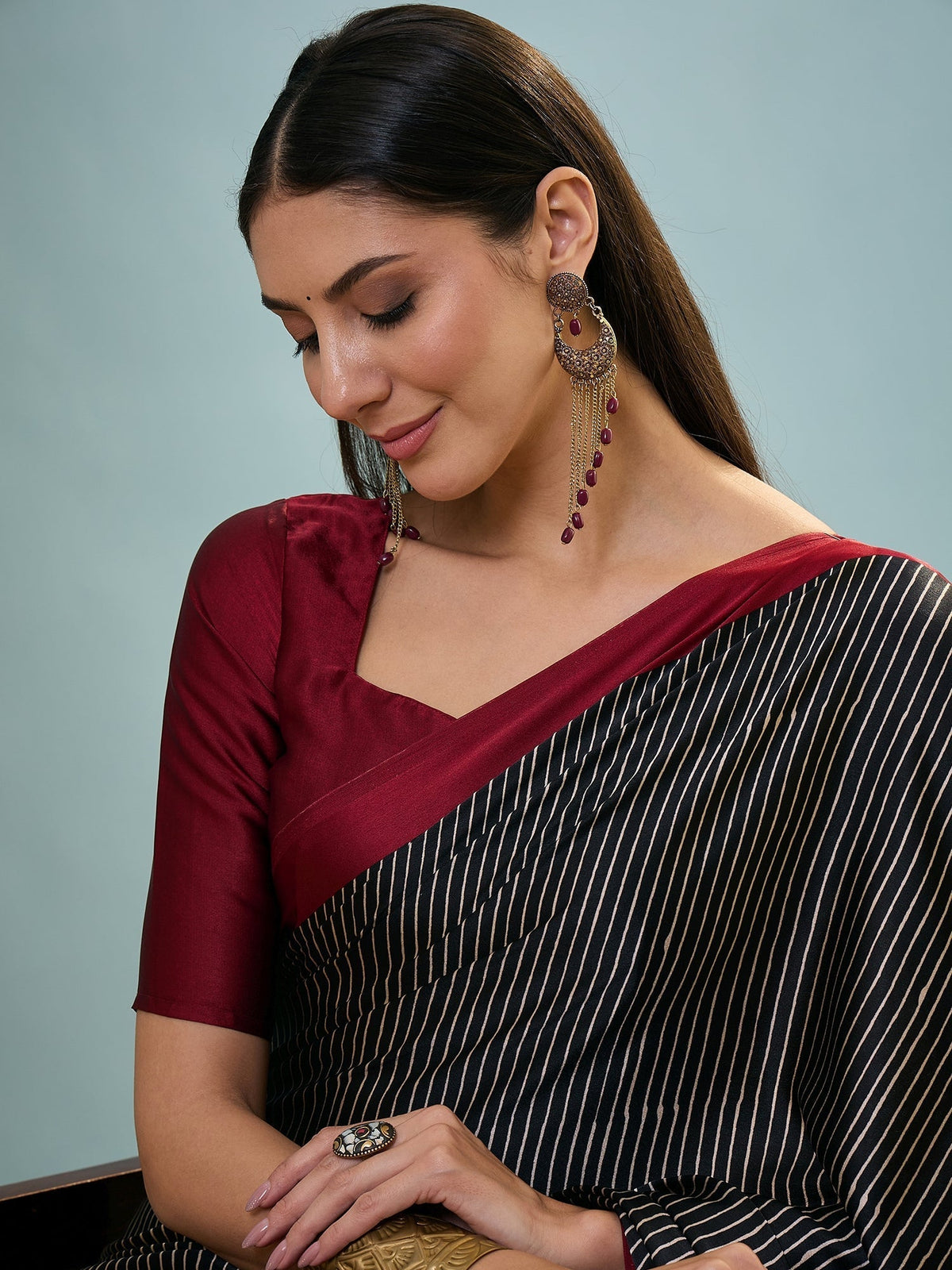 Kiyana Elegant Semi Modal Saree for Wedding Functions
