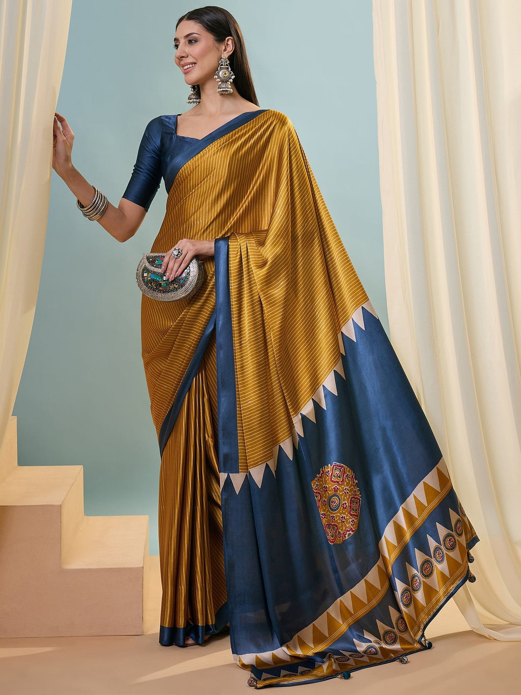 Kiyana Elegant Semi Modal Saree for Wedding Functions