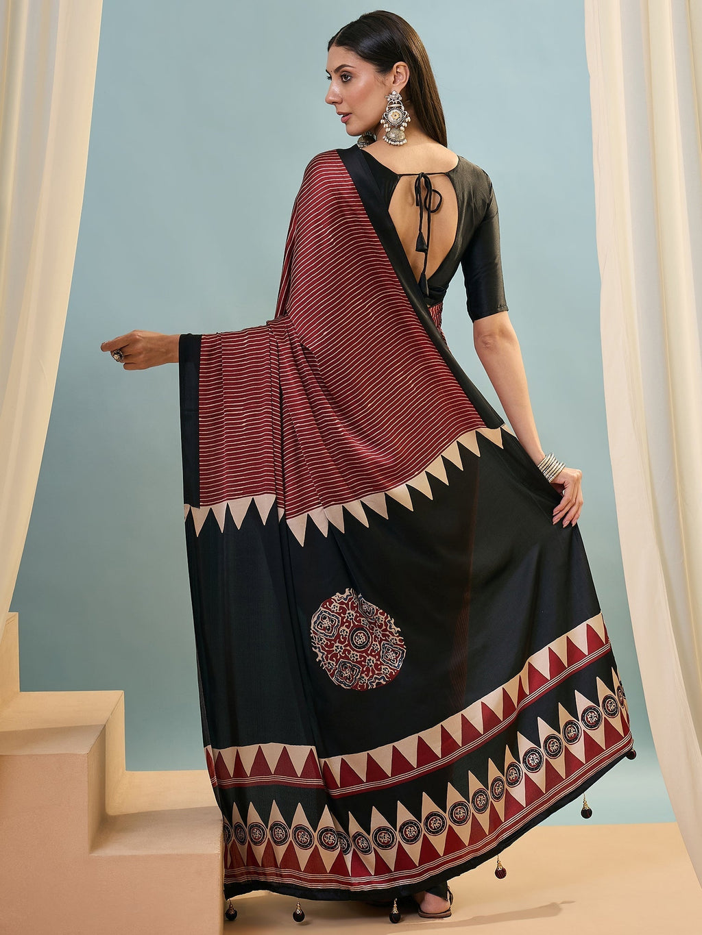 Kiyana Elegant Semi Modal Saree for Wedding Functions