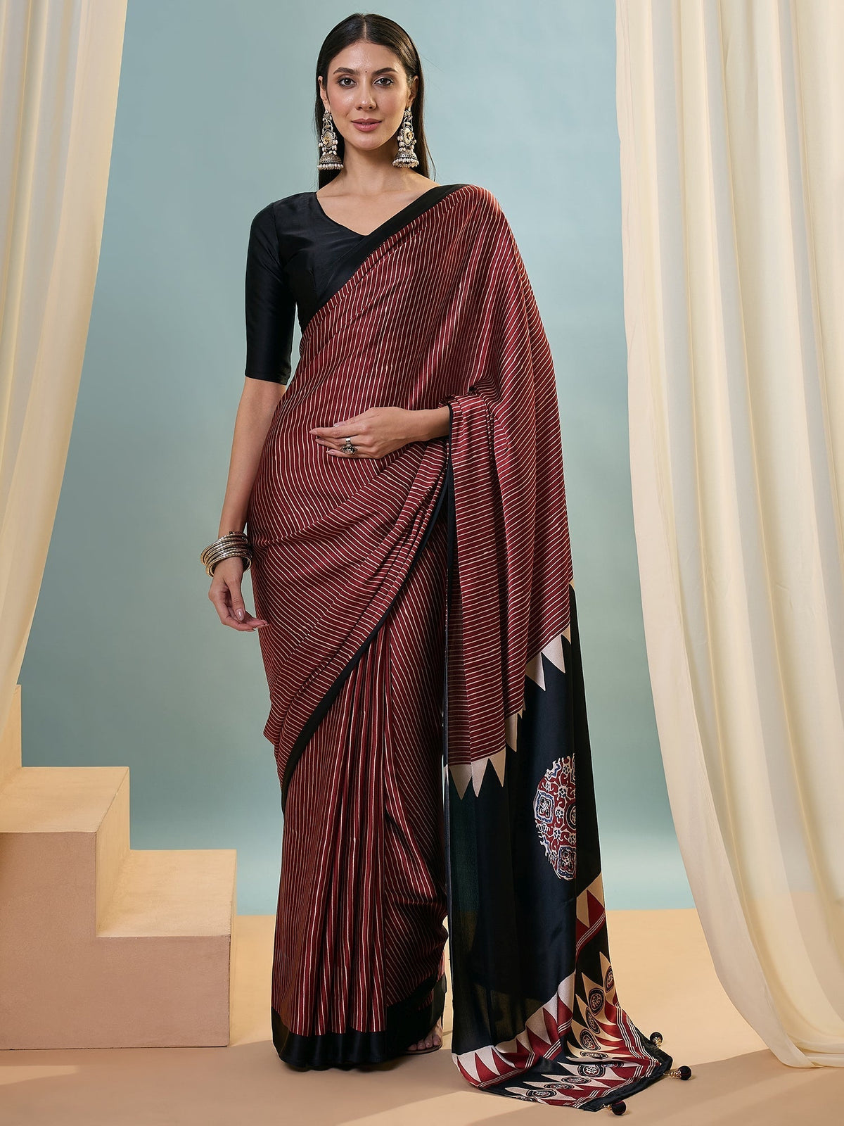 Kiyana Elegant Semi Modal Saree for Wedding Functions