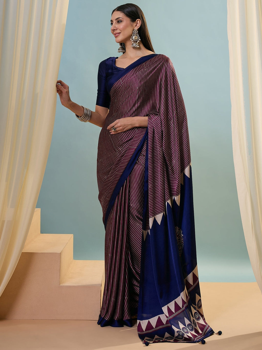 Kiyana Elegant Semi Modal Saree for Wedding Functions