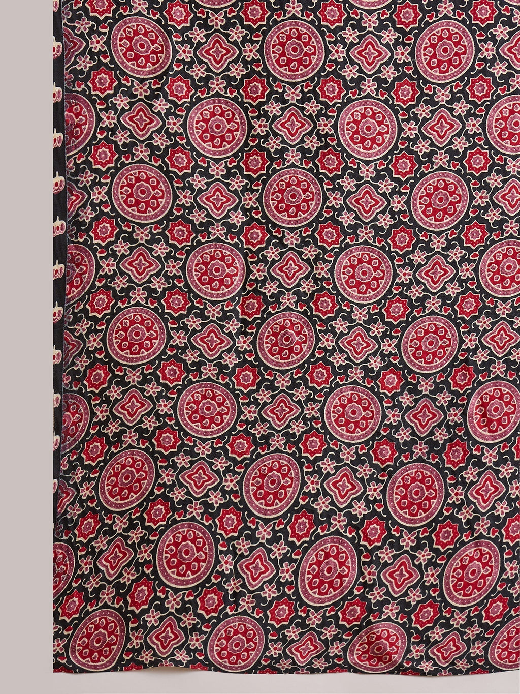 Maira Mirror Work Semi Modal Saree for Wedding & Party Wear