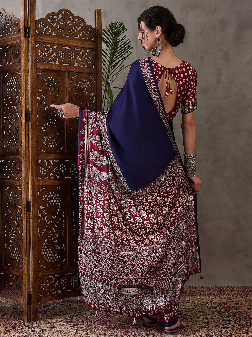 Meherika Elegant Semi Modal Saree for Wedding Functions