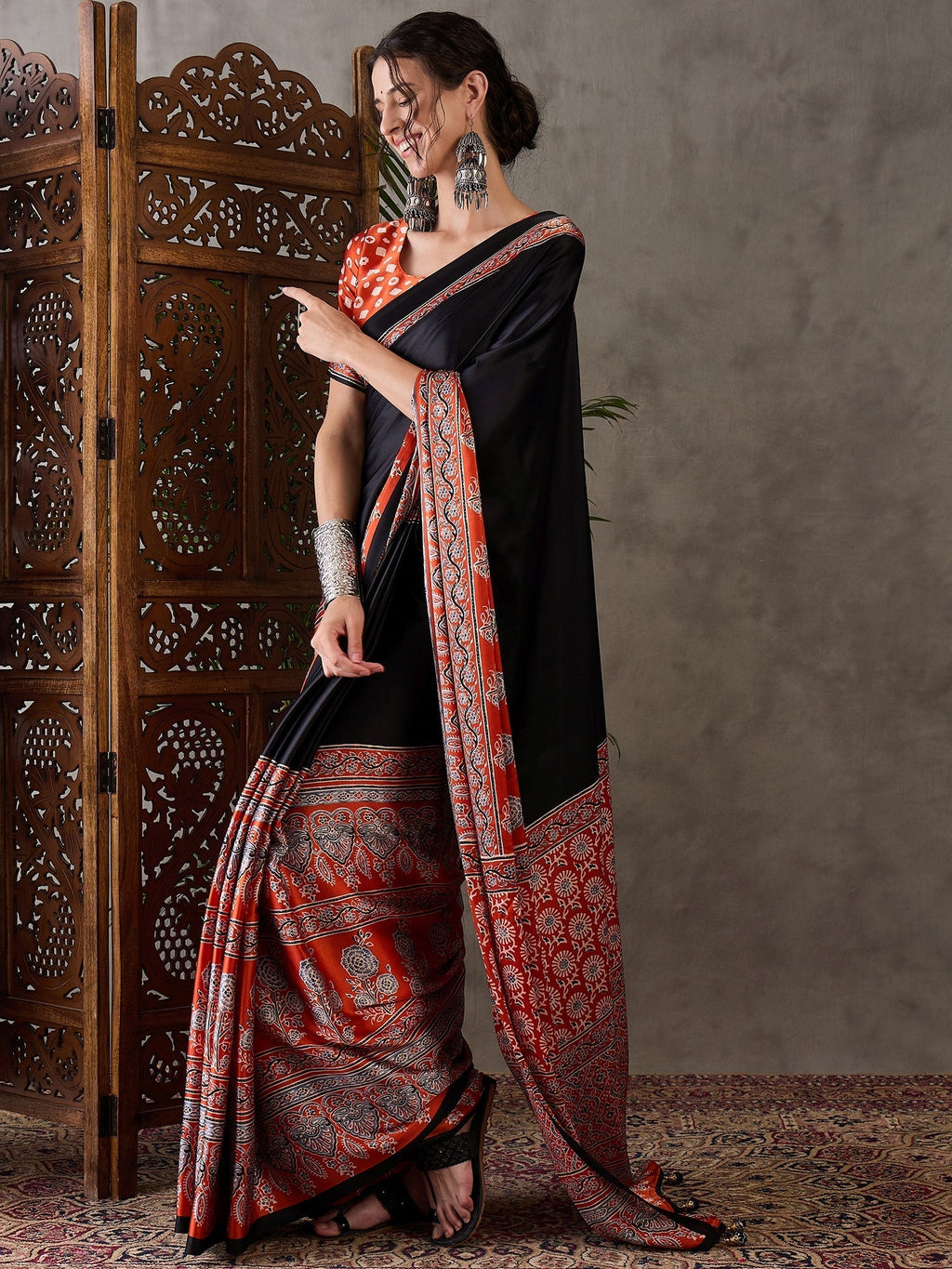 Meherika Elegant Semi Modal Saree for Wedding Functions