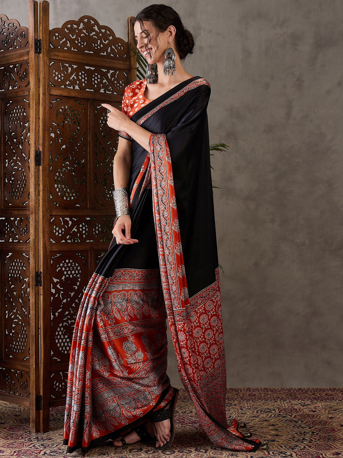 Meherika Elegant Semi Modal Saree for Wedding Functions